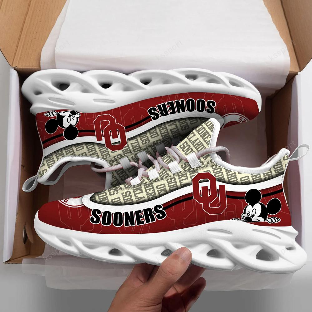 Oklahoma Sooners Max Soul Clunky Sneakers - Famjoys Oklahoma Sooners Max Soul Clunky Sneakers - Famjoys