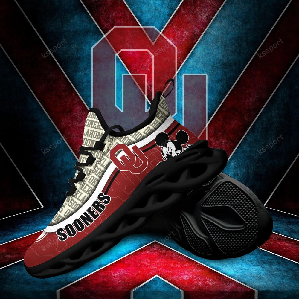 Oklahoma Sooners Max Soul Clunky Sneakers - Famjoys Oklahoma Sooners Max Soul Clunky Sneakers - Famjoys