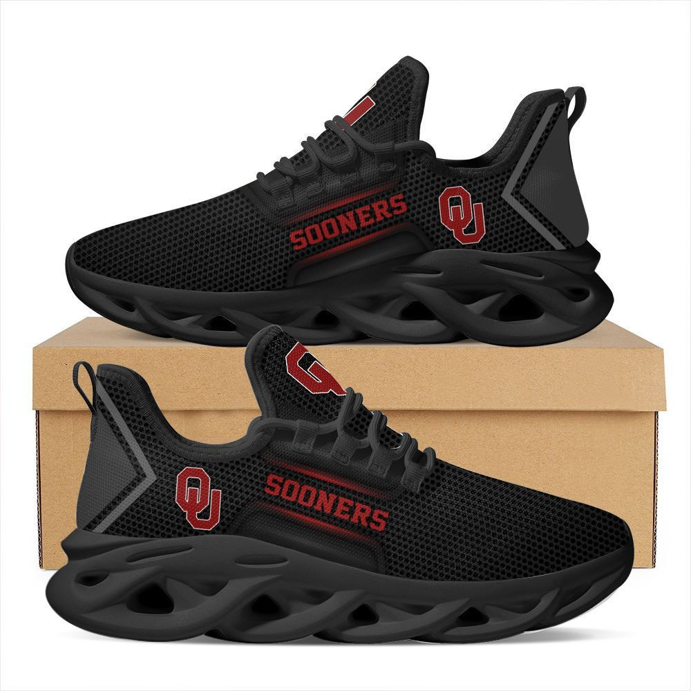 Oklahoma Sooners Max Soul Sneakers Shoes - Famjoys Oklahoma Sooners Max Soul Sneakers Shoes - Famjoys
