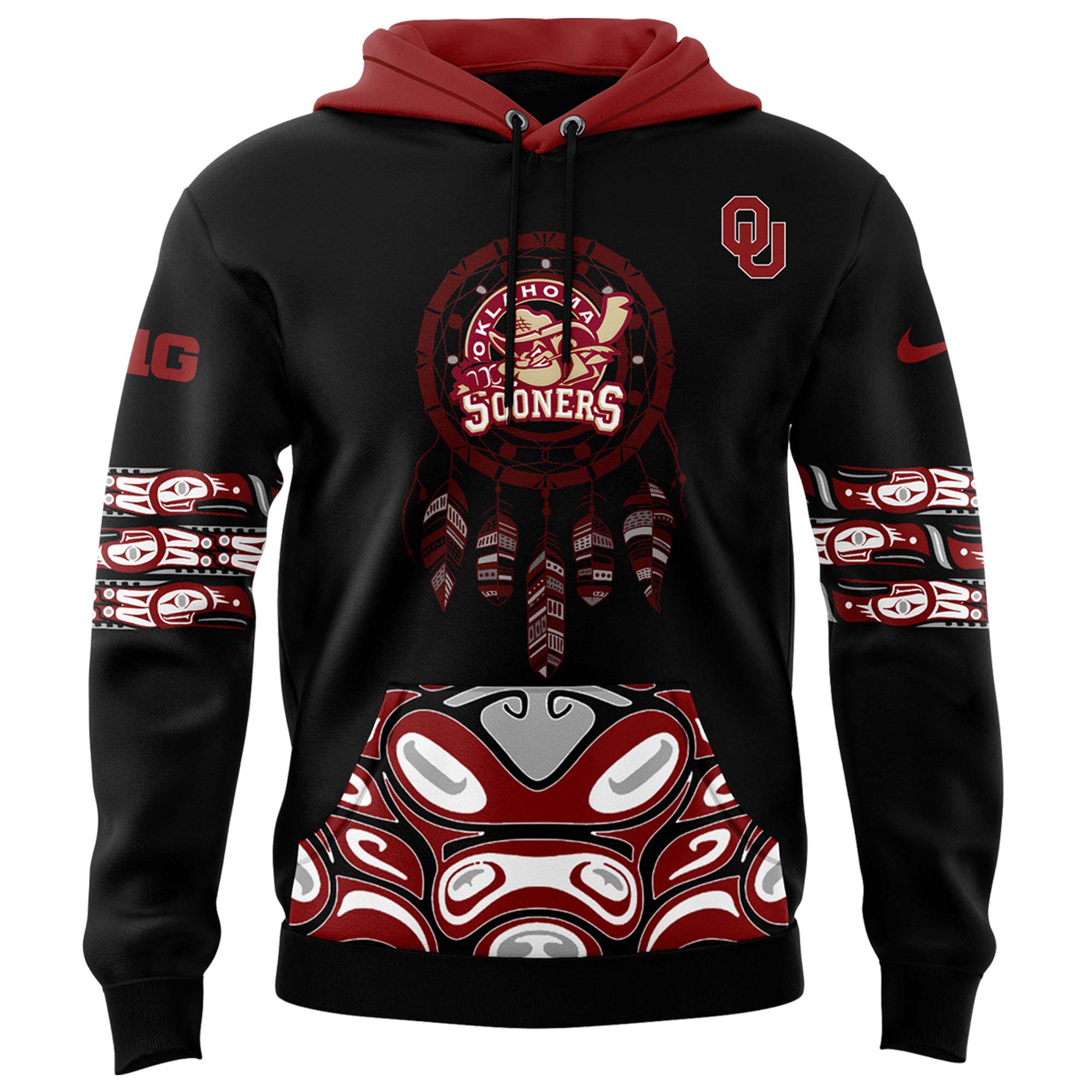 Oklahoma Sooners Native American Heritage Month Premium Pullover Hoodie V2 - Famjoys Oklahoma Sooners Native American Heritage Month Premium Pullover Hoodie V2 - Famjoys