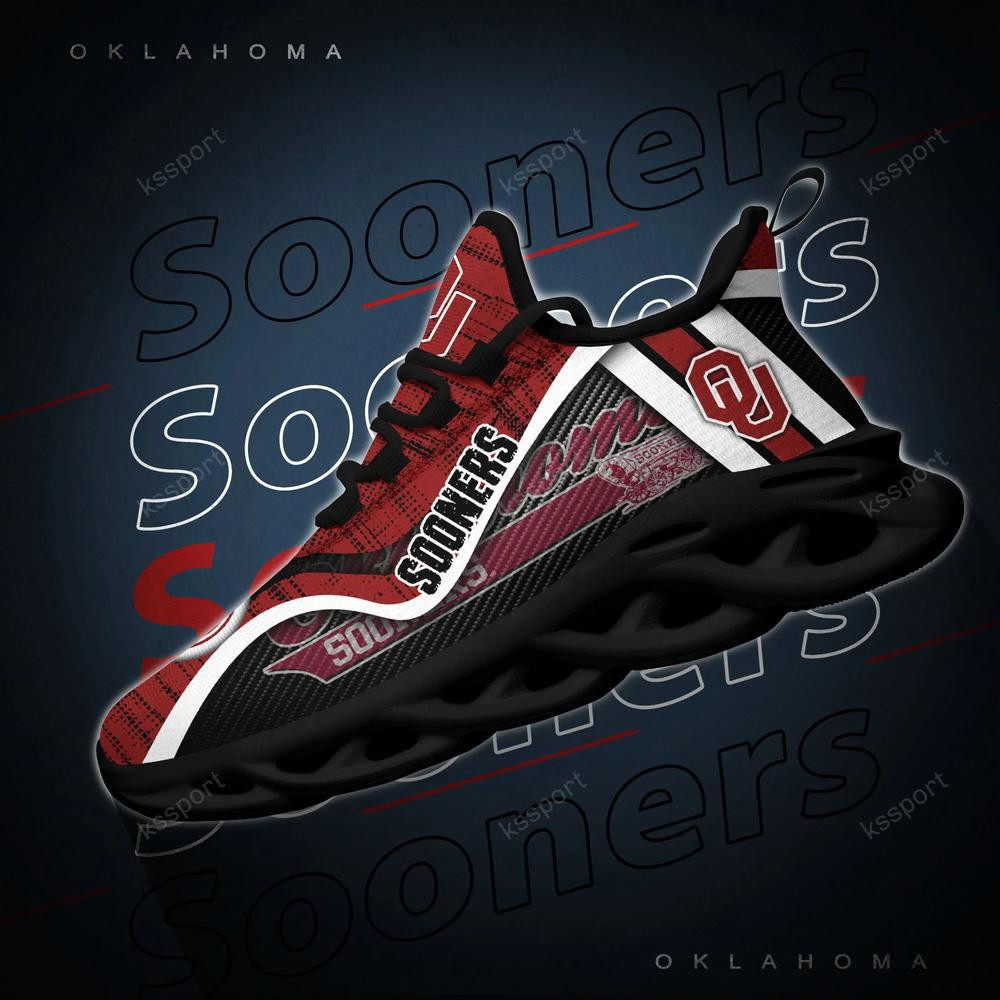 Oklahoma Sooners Personalized Max Soul Shoes 2022 - Famjoys Oklahoma Sooners Personalized Max Soul Shoes 2022 - Famjoys