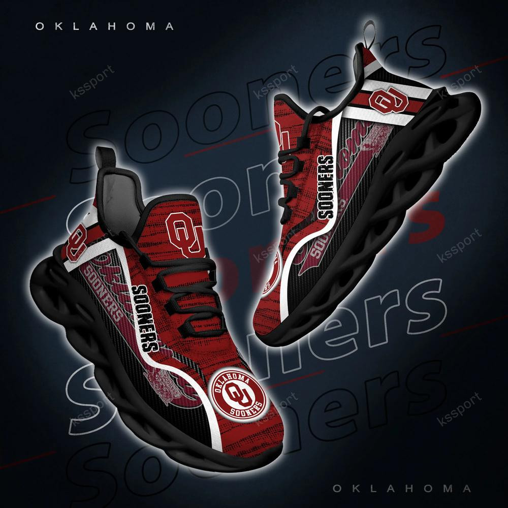 Oklahoma Sooners Personalized Max Soul Shoes 2022 - Famjoys Oklahoma Sooners Personalized Max Soul Shoes 2022 - Famjoys