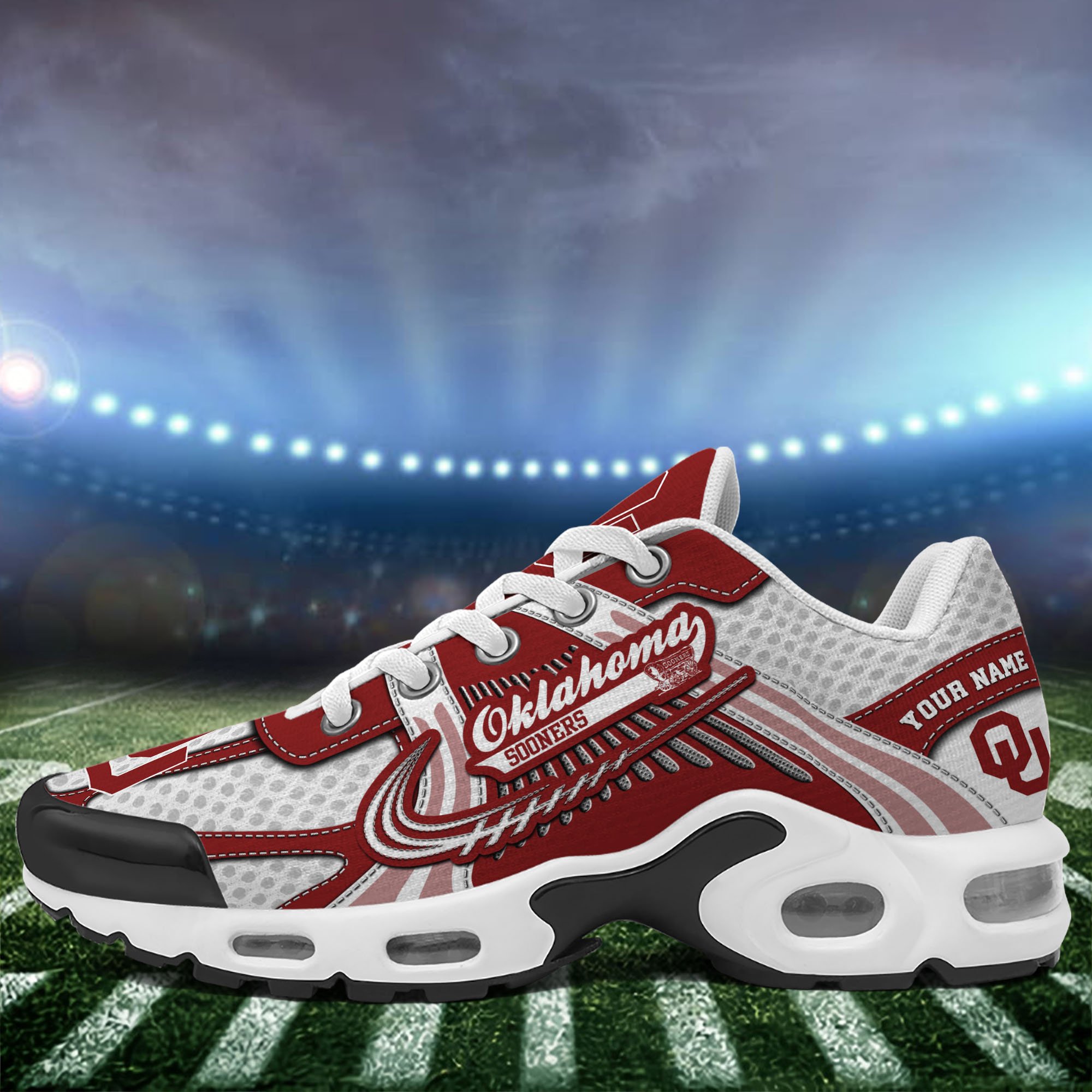 Oklahoma Sooners TN Shoes Custom Your Name, Sport Shoes, Gifts For Fans, Sport Gifts For Him ETRG-62360 - Famjoys Oklahoma Sooners TN Shoes Custom Your Name, Sport Shoes, Gifts For Fans, Sport Gifts For Him ETRG-62360 - Famjoys