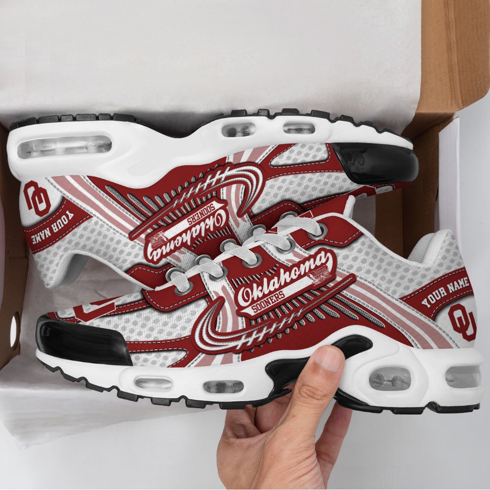 Oklahoma Sooners TN Shoes Custom Your Name, Sport Shoes, Gifts For Fans, Sport Gifts For Him ETRG-62360 - Famjoys Oklahoma Sooners TN Shoes Custom Your Name, Sport Shoes, Gifts For Fans, Sport Gifts For Him ETRG-62360 - Famjoys