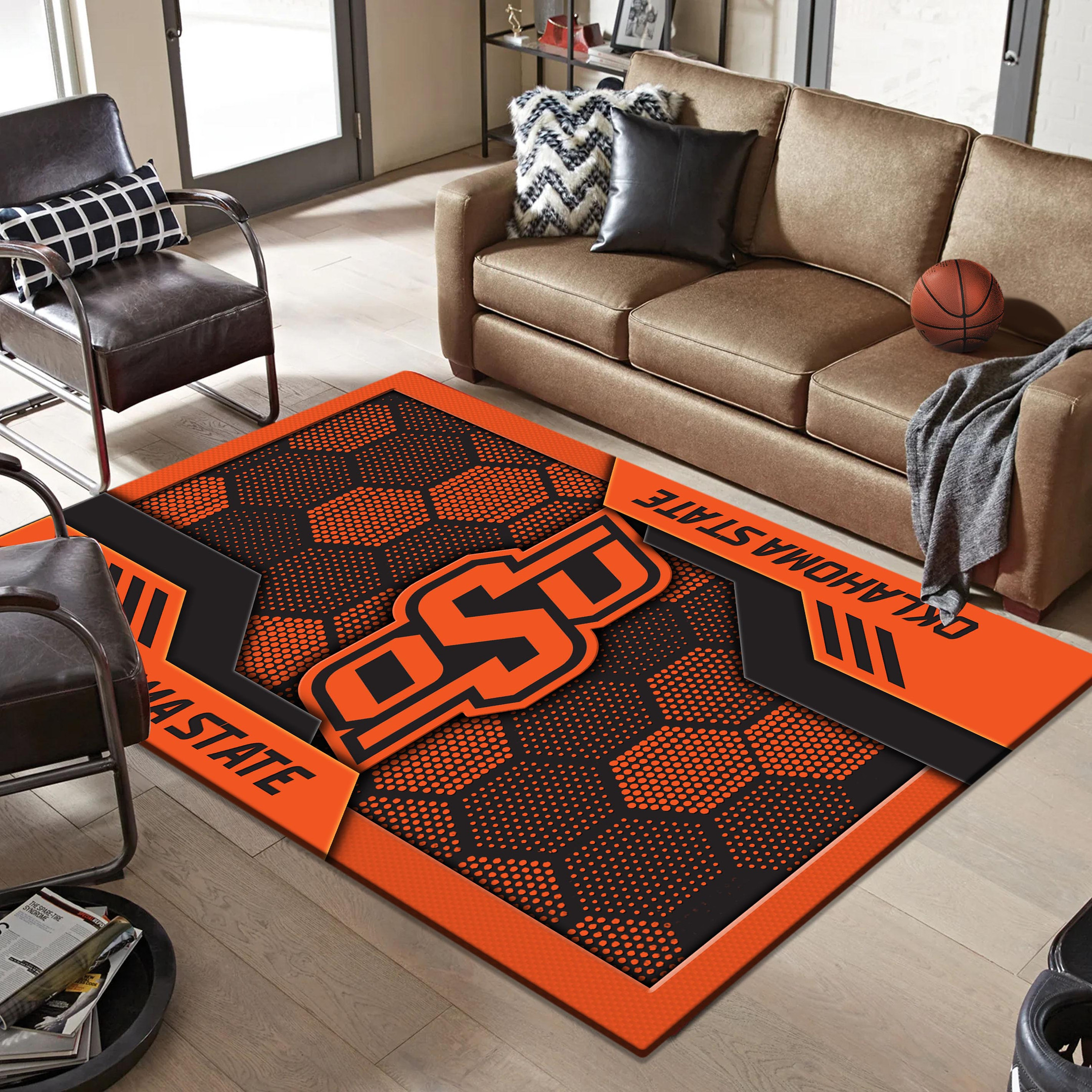Oklahoma State Cowboys Area Rugs 3732 - Famjoys Oklahoma State Cowboys Area Rugs 3732 - Famjoys