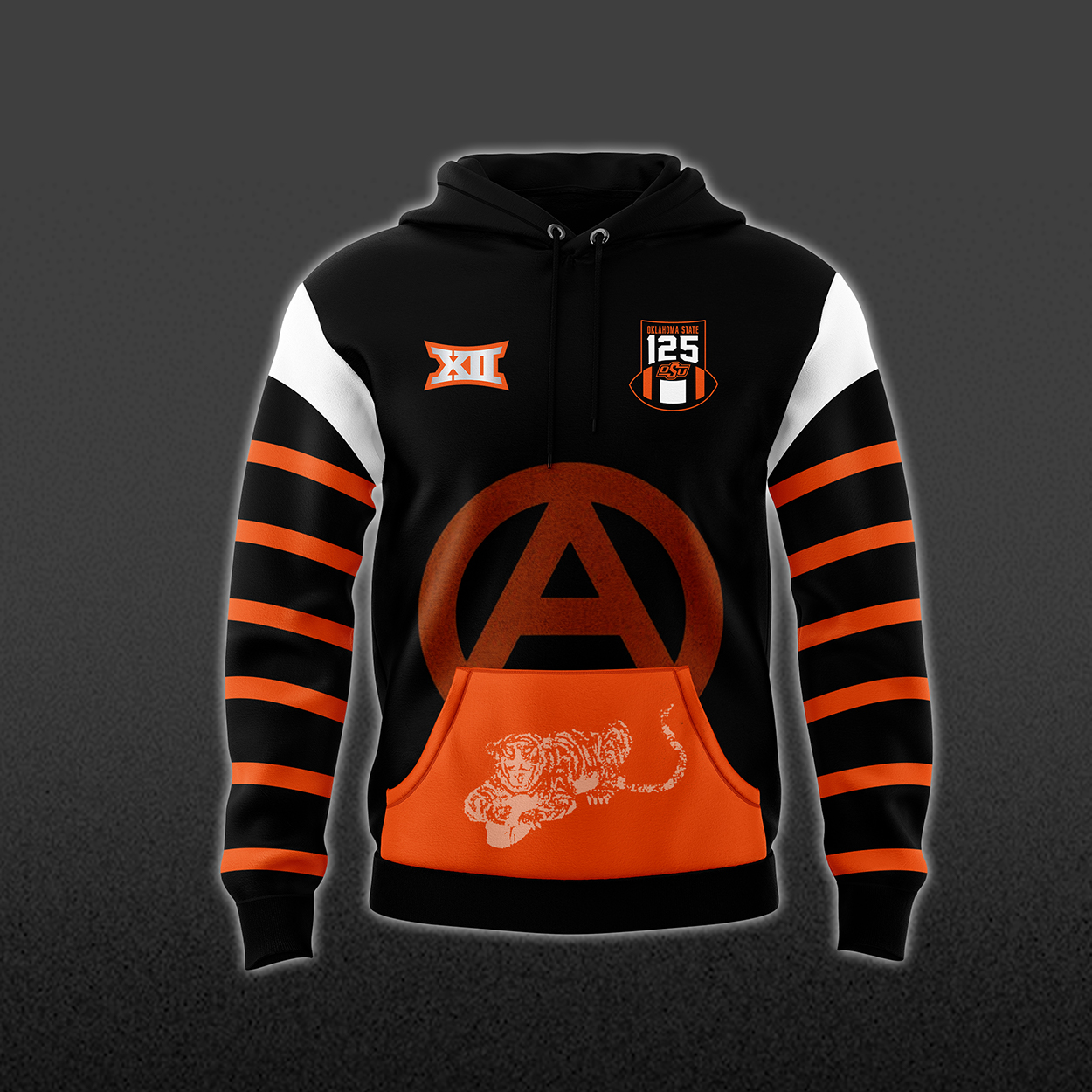 Oklahoma State Cowboys Throwback Pullover Hoodie - Famjoys Oklahoma State Cowboys Throwback Pullover Hoodie - Famjoys