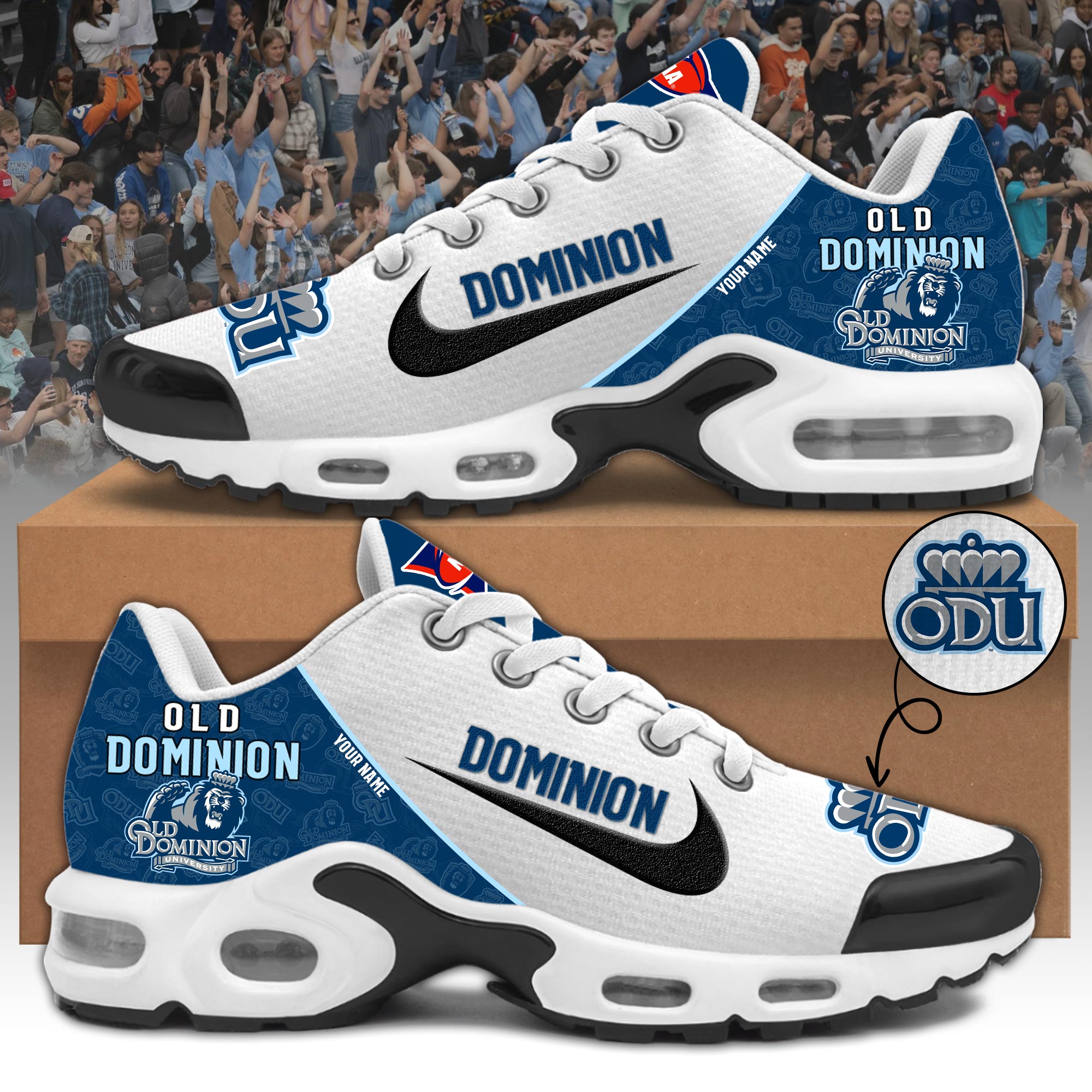 Old Dominion Monarchs Personalized Shoes - Famjoys Old Dominion Monarchs Personalized Shoes - Famjoys