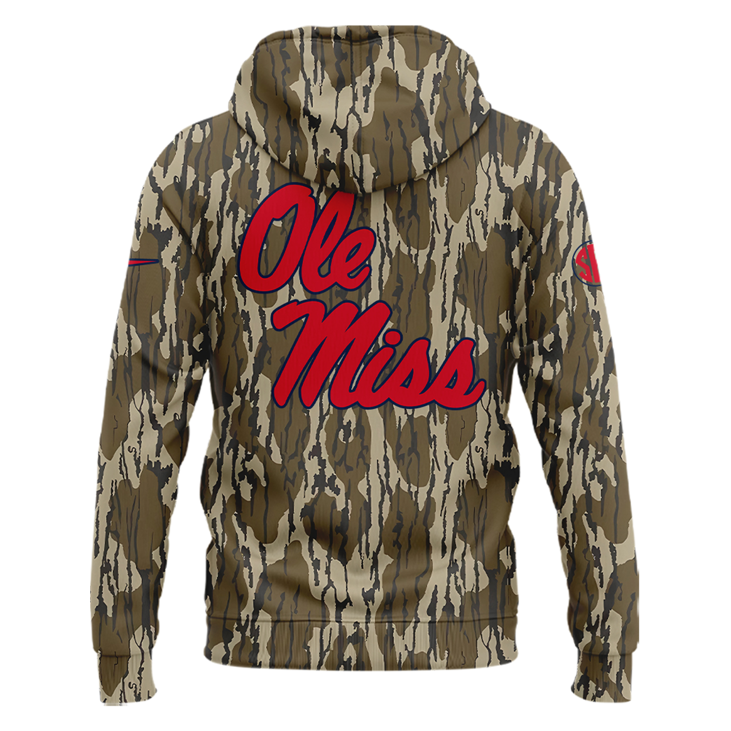 Ole Miss Football Camo Hoodie 2024