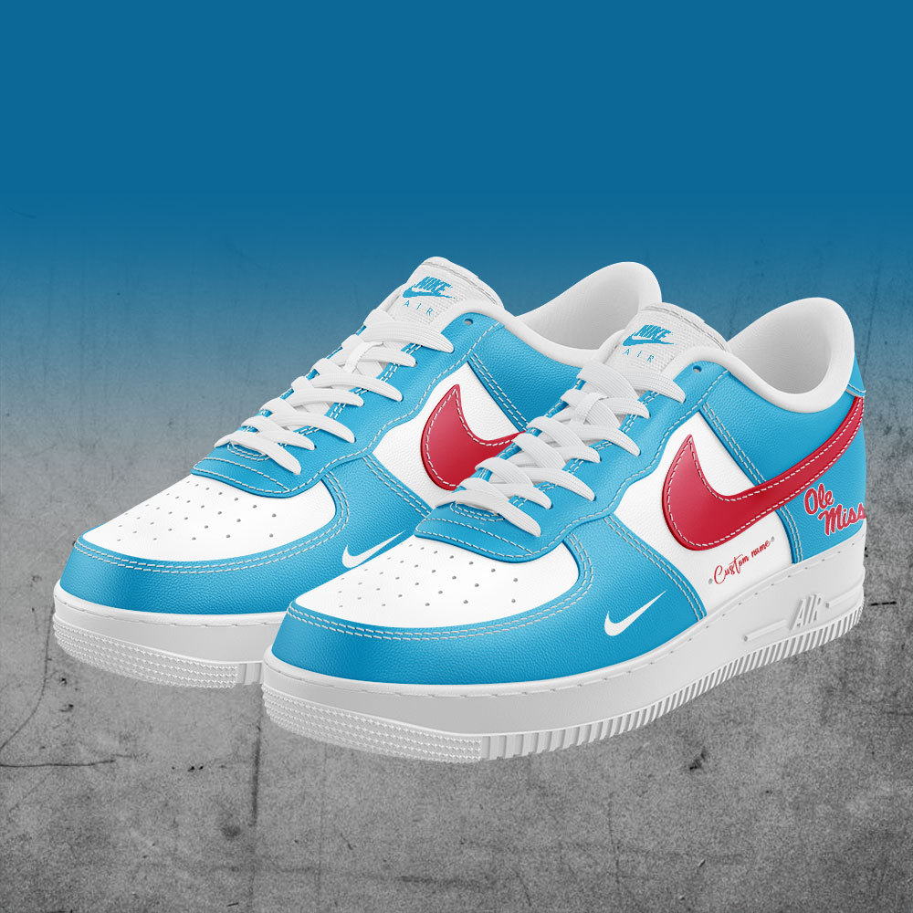 Ole Miss Football Custom Name For Fans Shoes+SP31082401ID10