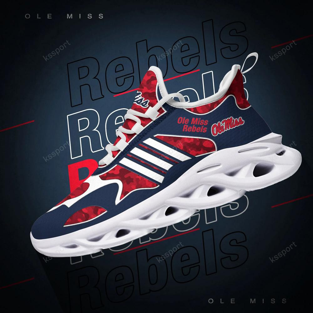Ole Miss Rebels Max Soul Clunky, Camo Running Sneakers For Fan Ever - Famjoys Ole Miss Rebels Max Soul Clunky, Camo Running Sneakers For Fan Ever - Famjoys