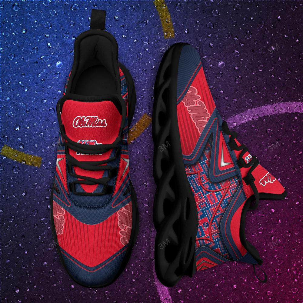 Ole Miss Rebels Max Soul Clunky Shoes - Famjoys Ole Miss Rebels Max Soul Clunky Shoes - Famjoys