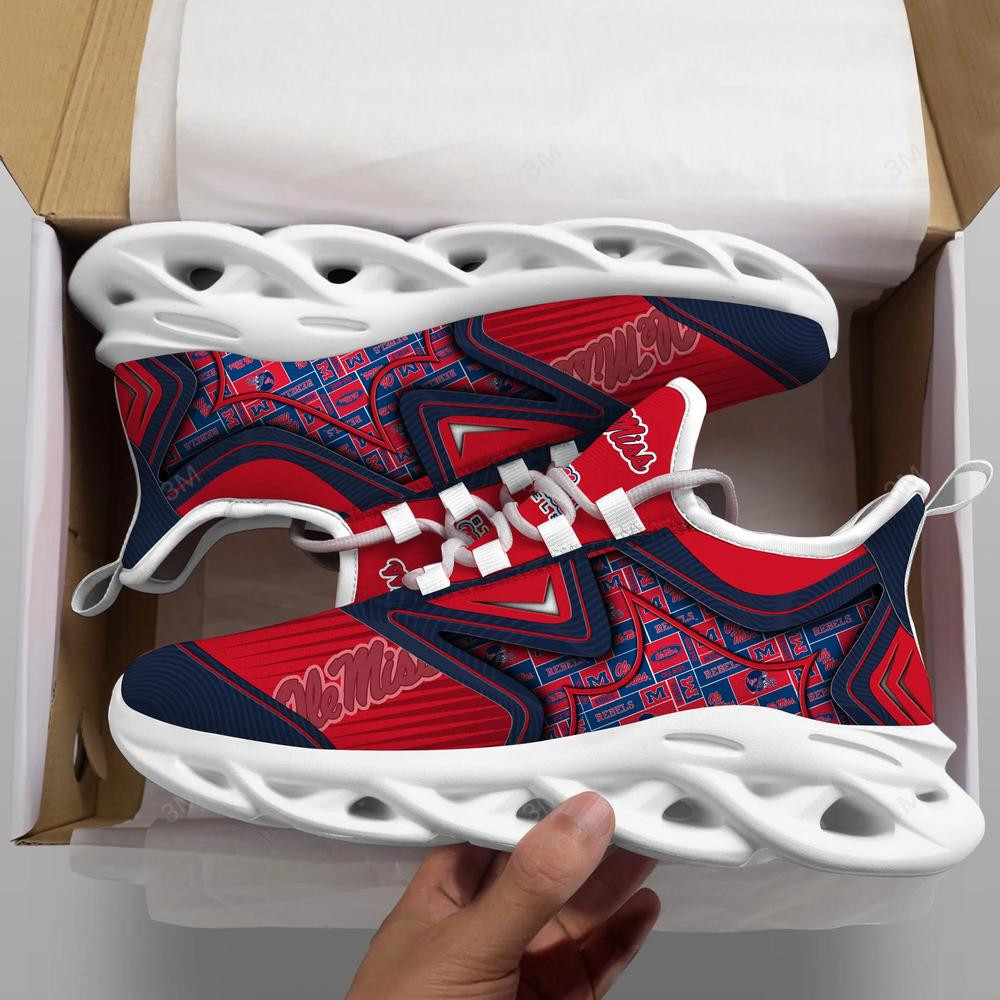 Ole Miss Rebels Max Soul Clunky Shoes - Famjoys Ole Miss Rebels Max Soul Clunky Shoes - Famjoys