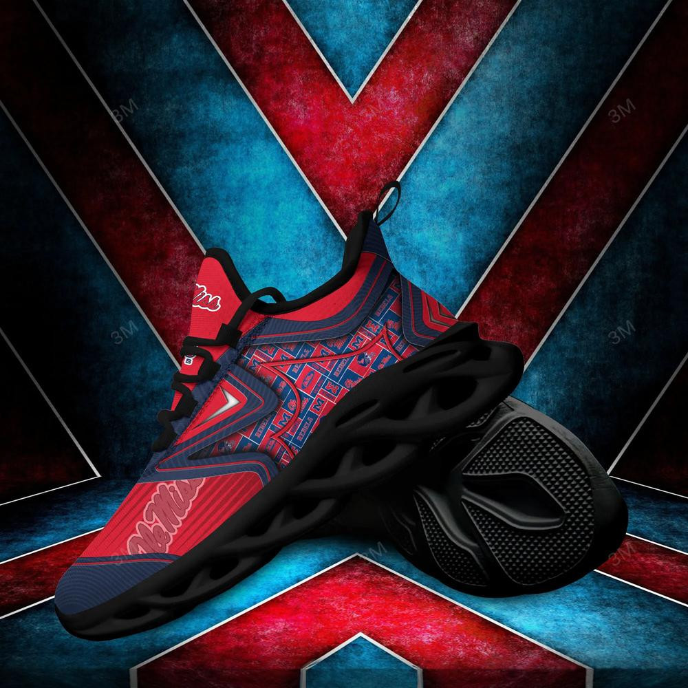 Ole Miss Rebels Max Soul Clunky Shoes - Famjoys Ole Miss Rebels Max Soul Clunky Shoes - Famjoys