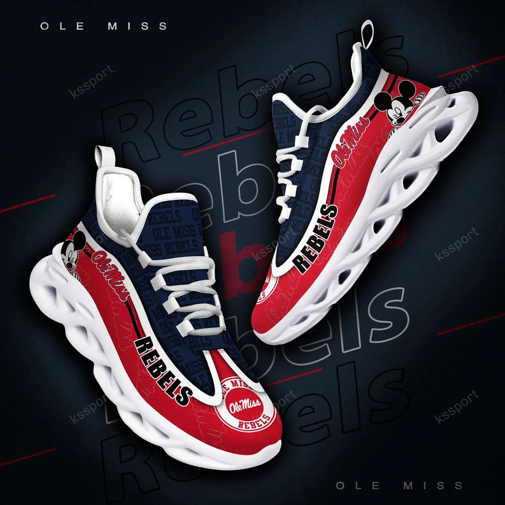 Ole Miss Rebels Max Soul Clunky Sneakers - Famjoys Ole Miss Rebels Max Soul Clunky Sneakers - Famjoys