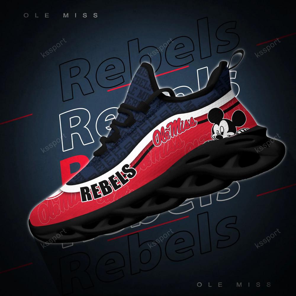 Ole Miss Rebels Max Soul Clunky Sneakers - Famjoys Ole Miss Rebels Max Soul Clunky Sneakers - Famjoys