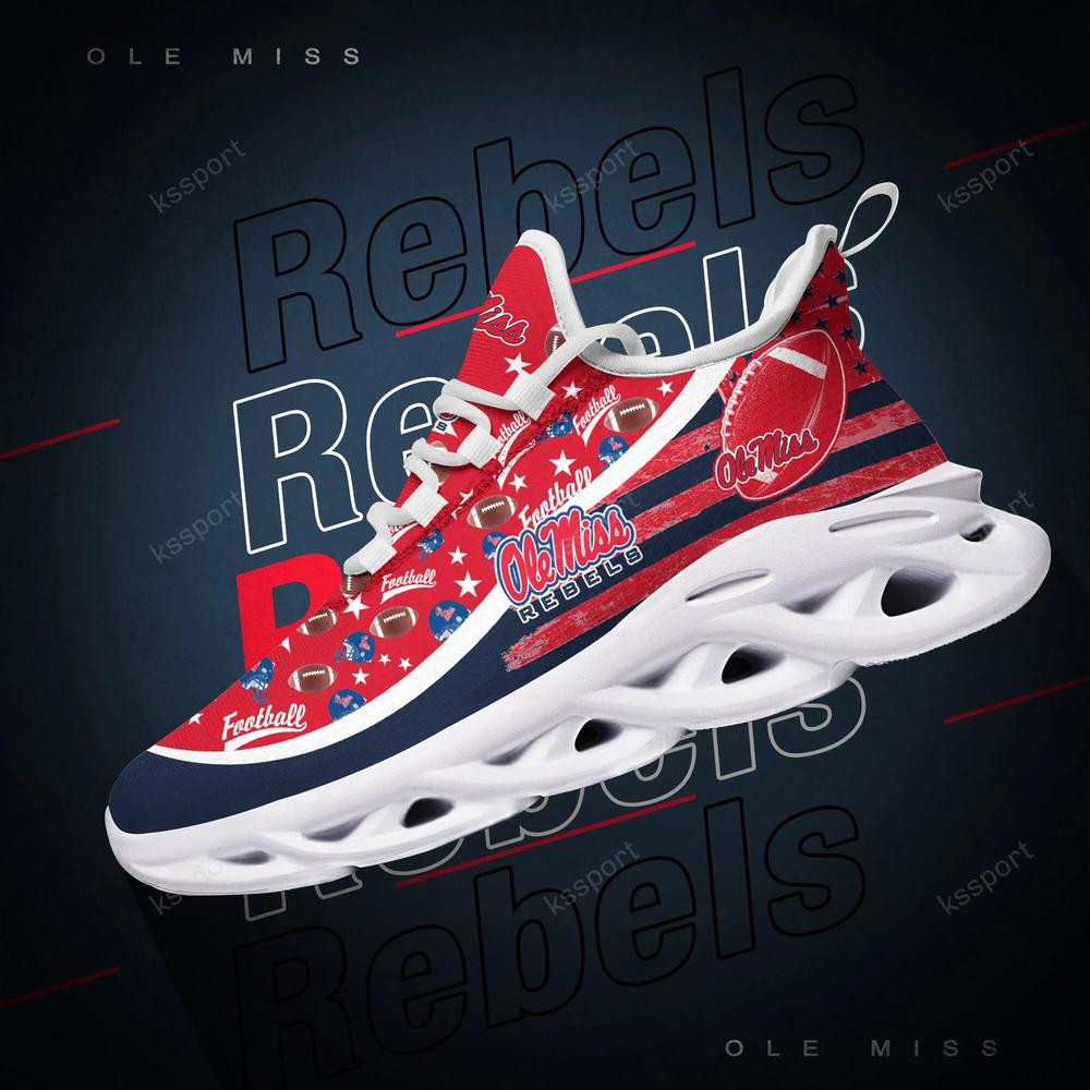 Ole Miss Rebels Max Soul Clunky Sneakers - Famjoys Ole Miss Rebels Max Soul Clunky Sneakers - Famjoys