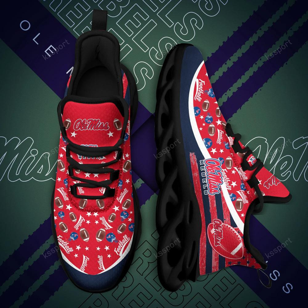 Ole Miss Rebels Max Soul Clunky Sneakers - Famjoys Ole Miss Rebels Max Soul Clunky Sneakers - Famjoys