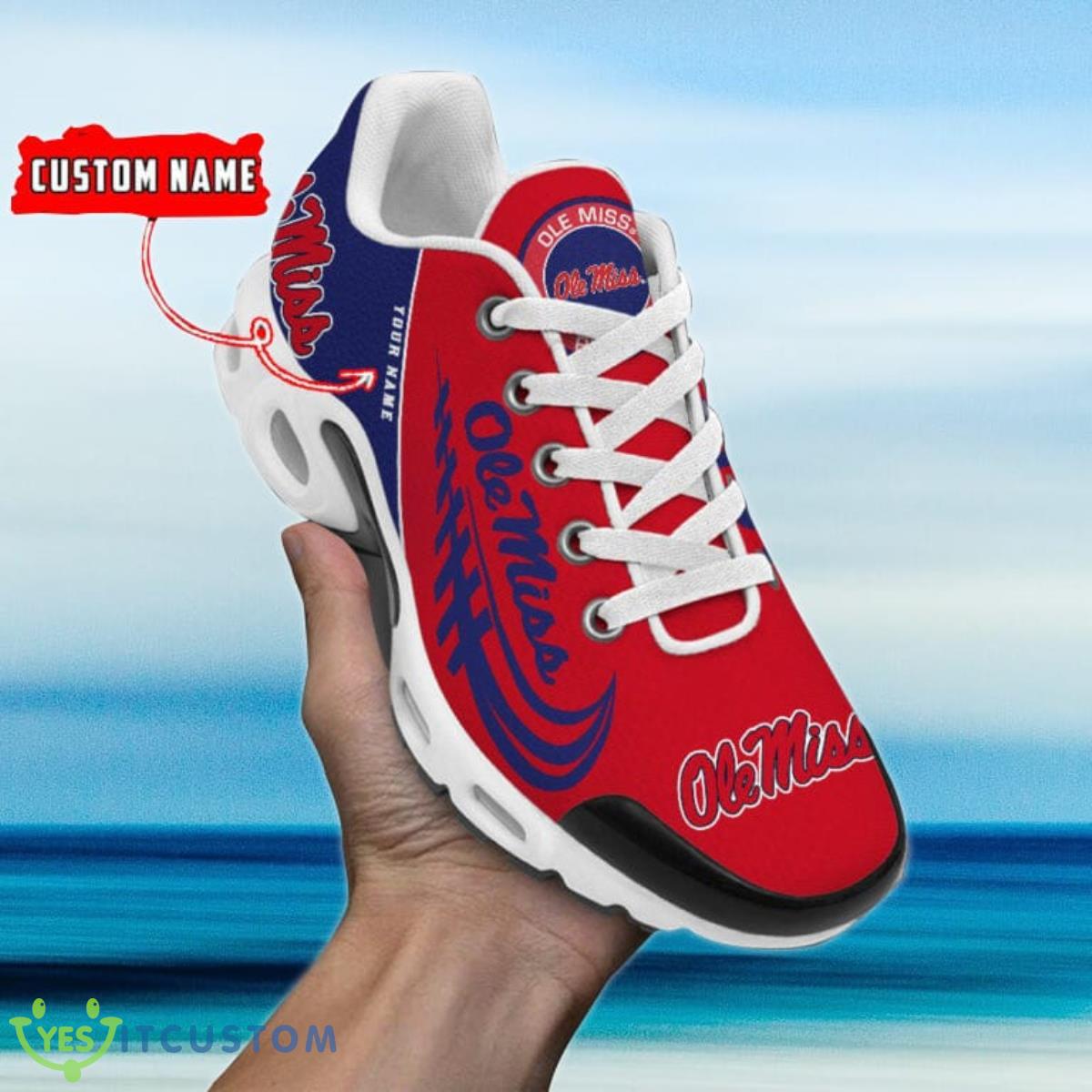 Ole Miss Rebels Personalized Name Air Cushion Sports Shoes Sneaker KLTNS220402 - Famjoys Ole Miss Rebels Personalized Name Air Cushion Sports Shoes Sneaker KLTNS220402 - Famjoys