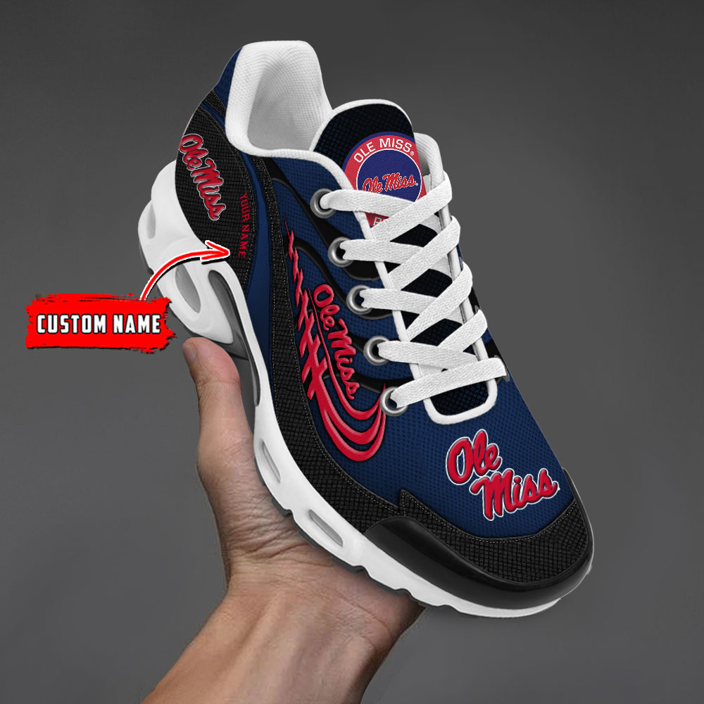 Ole Miss Rebels Personalized Name Air Cushion Sports Shoes Sneaker KLTNS220540 - Famjoys Ole Miss Rebels Personalized Name Air Cushion Sports Shoes Sneaker KLTNS220540 - Famjoys