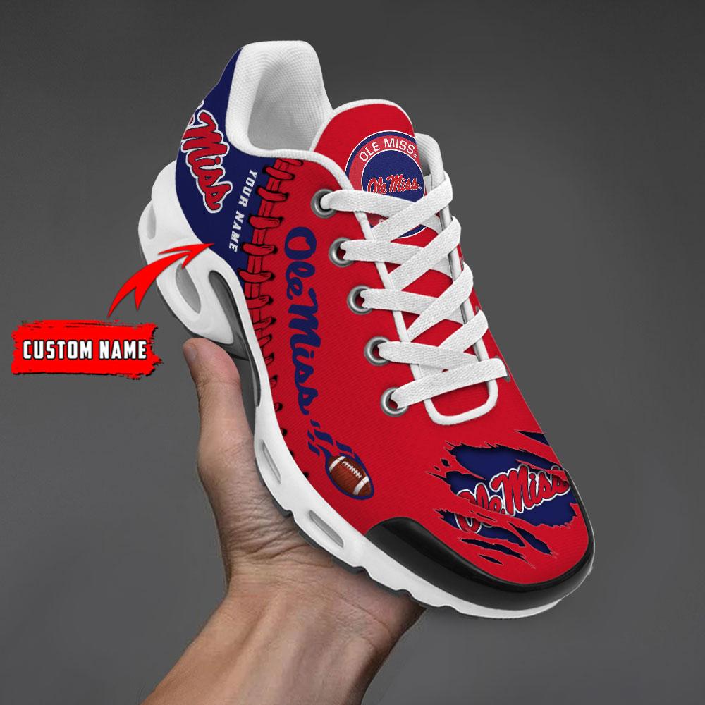 Ole Miss Rebels Personalized Name Air Cushion Sports Shoes Sneaker KLTNS220585 - Famjoys Ole Miss Rebels Personalized Name Air Cushion Sports Shoes Sneaker KLTNS220585 - Famjoys