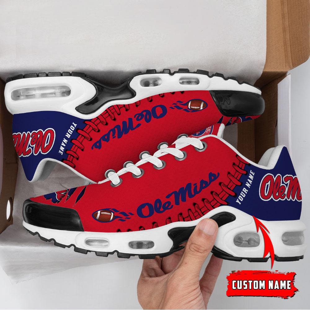 Ole Miss Rebels Personalized Name Air Cushion Sports Shoes Sneaker KLTNS220585 - Famjoys Ole Miss Rebels Personalized Name Air Cushion Sports Shoes Sneaker KLTNS220585 - Famjoys