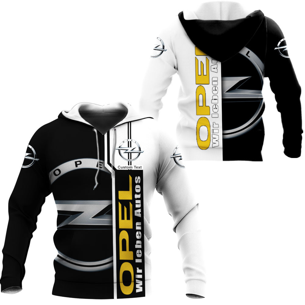 Opel 3D Apparel Zip Hoodie,Pant,Polo, Button Hawaii Shirt Personalized 