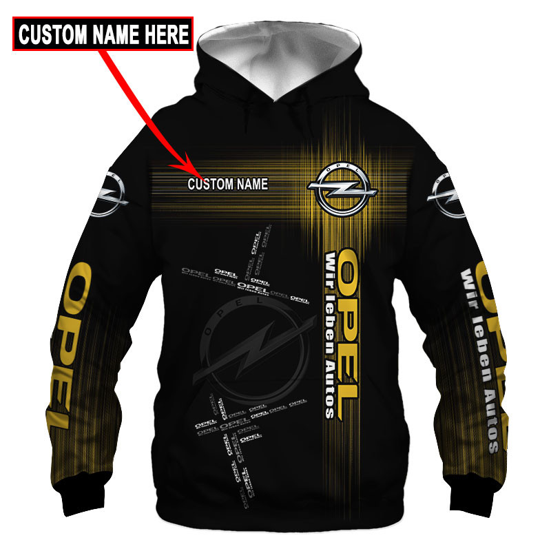 Opel Tshirt, sweatshirt, Polo, Hawaiian, Hoodie 3D Apparel Full Printing Custom Name 