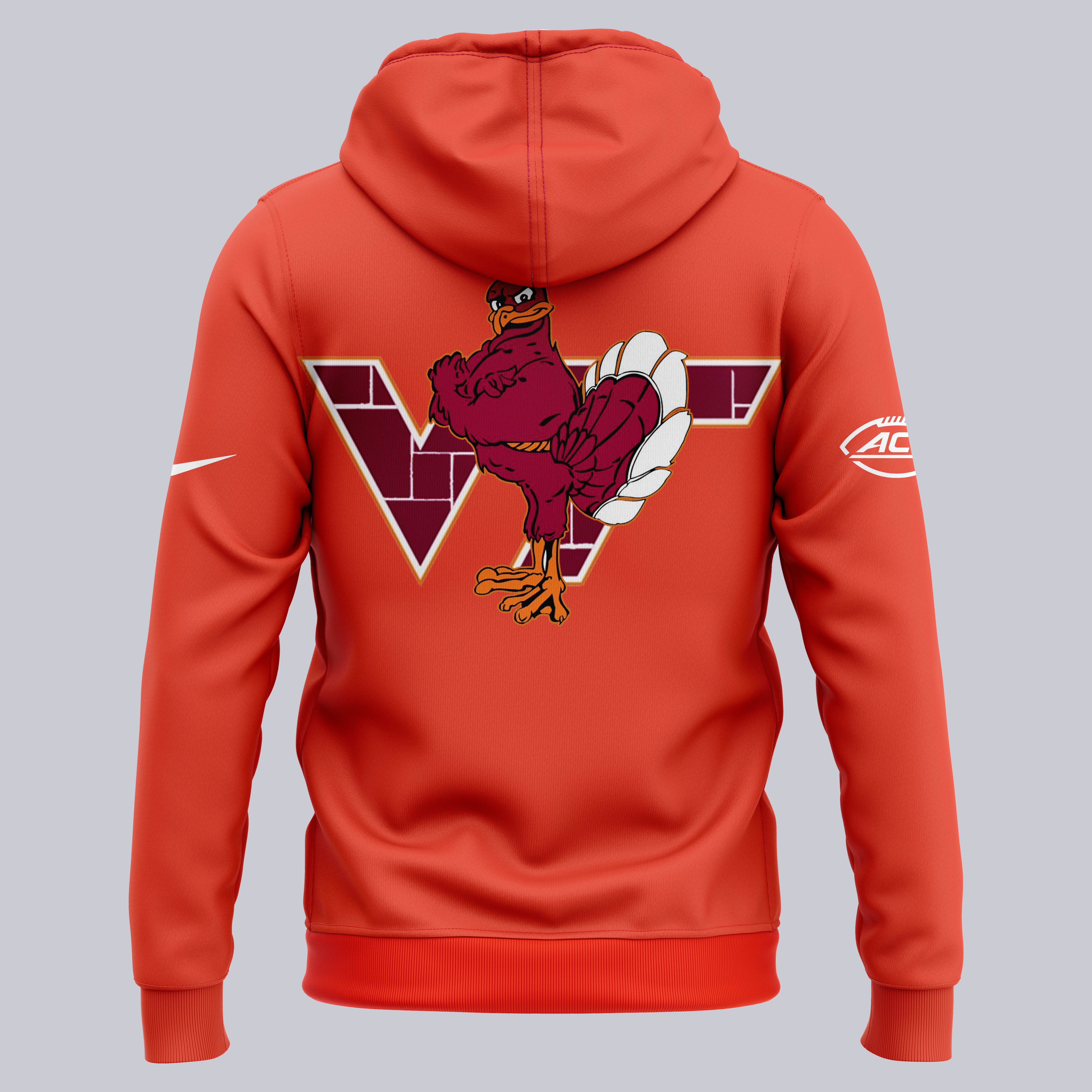 Orange Virginia Tech Football New Pullover Hoodie - Famjoys Orange Virginia Tech Football New Pullover Hoodie - Famjoys
