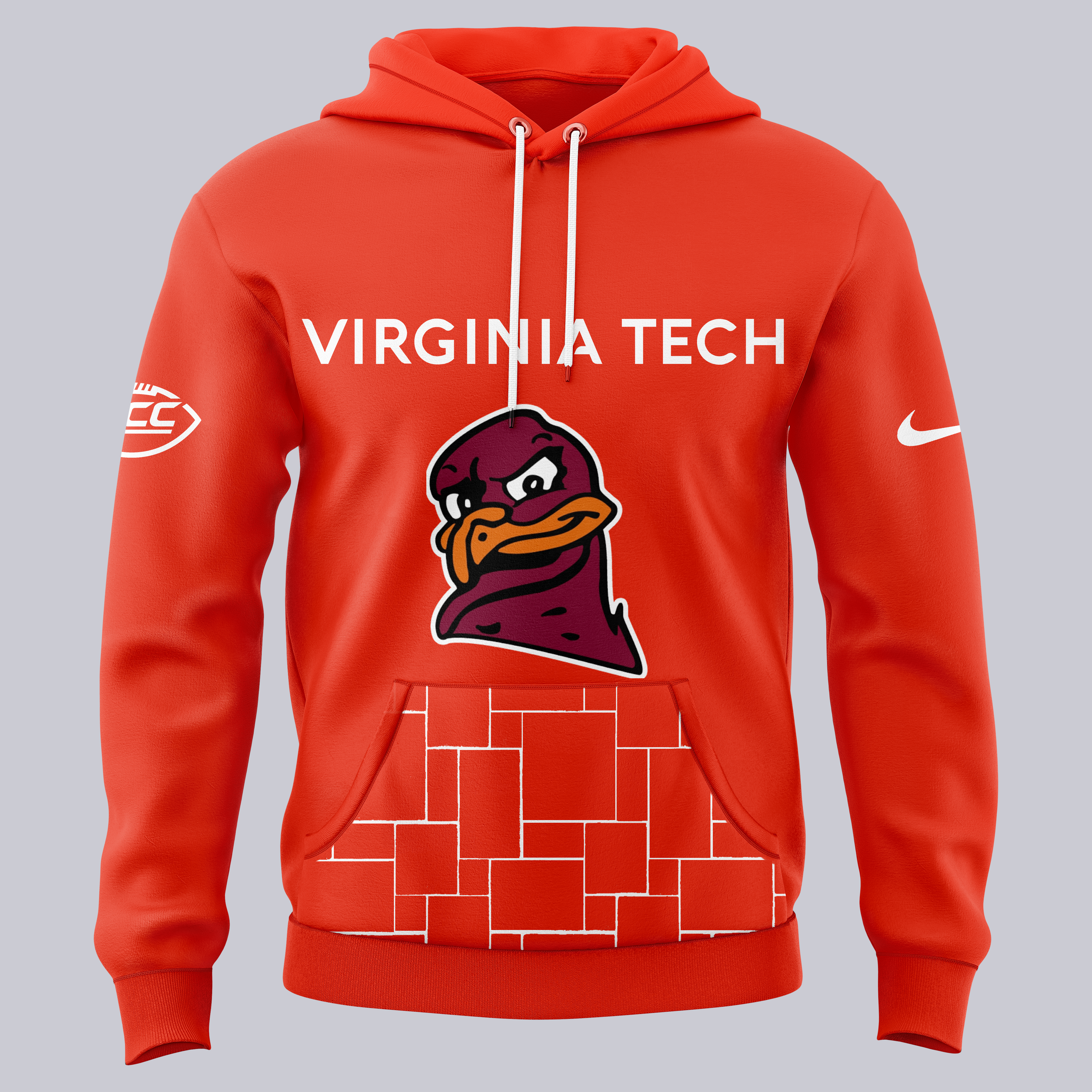 Orange Virginia Tech Football New Pullover Hoodie - Famjoys Orange Virginia Tech Football New Pullover Hoodie - Famjoys
