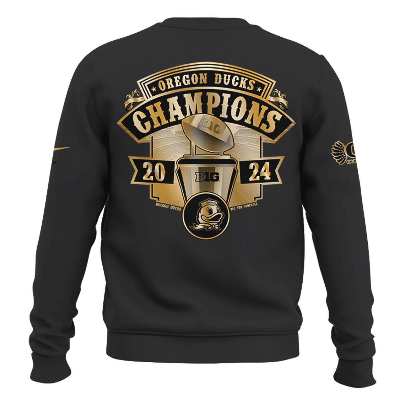 Oregon Ducks BIG TEN Champions Sweatshirt - Famjoys Oregon Ducks BIG TEN Champions Sweatshirt - Famjoys
