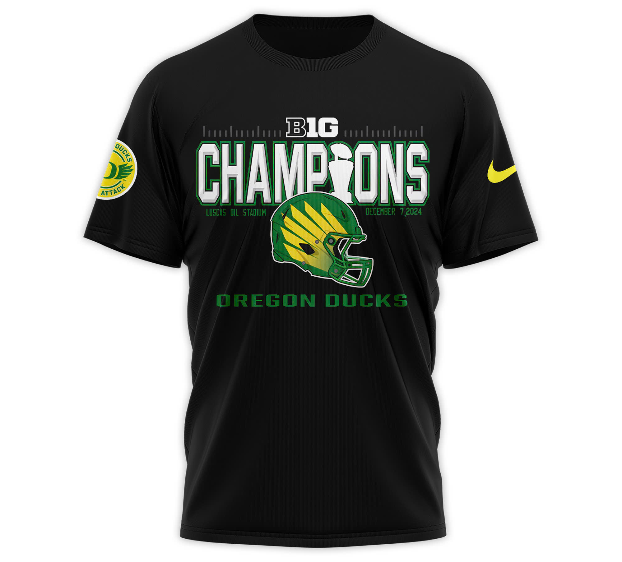 Oregon Ducks Big Ten Football Conference Champions Tshirt - Famjoys Oregon Ducks Big Ten Football Conference Champions Tshirt - Famjoys