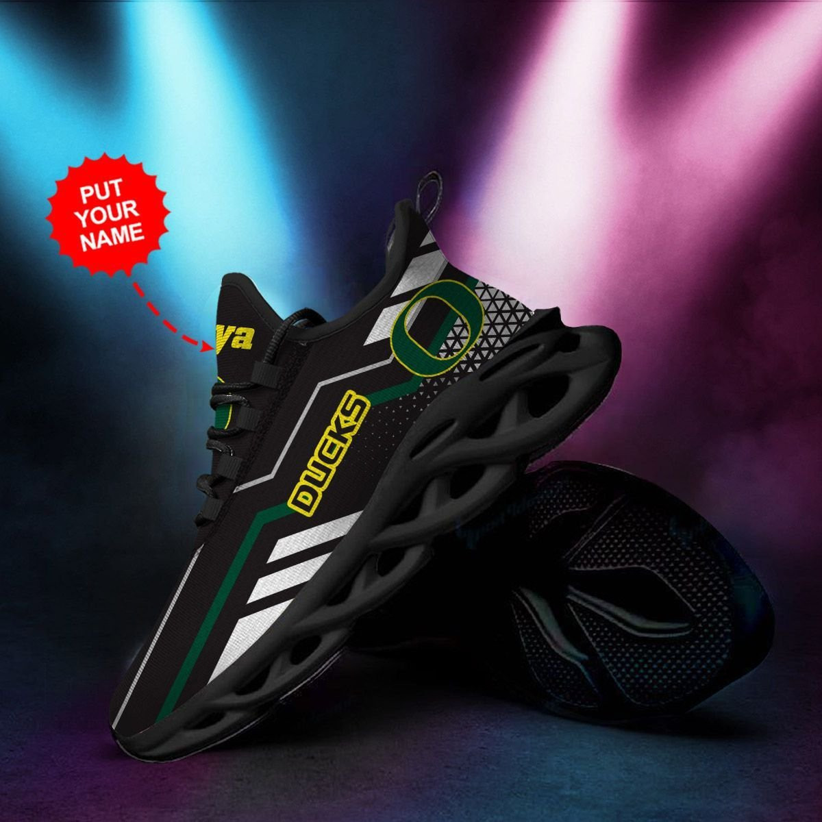 Oregon Ducks Custom Personalized Max Soul Sneakers Shoes - Famjoys Oregon Ducks Custom Personalized Max Soul Sneakers Shoes - Famjoys