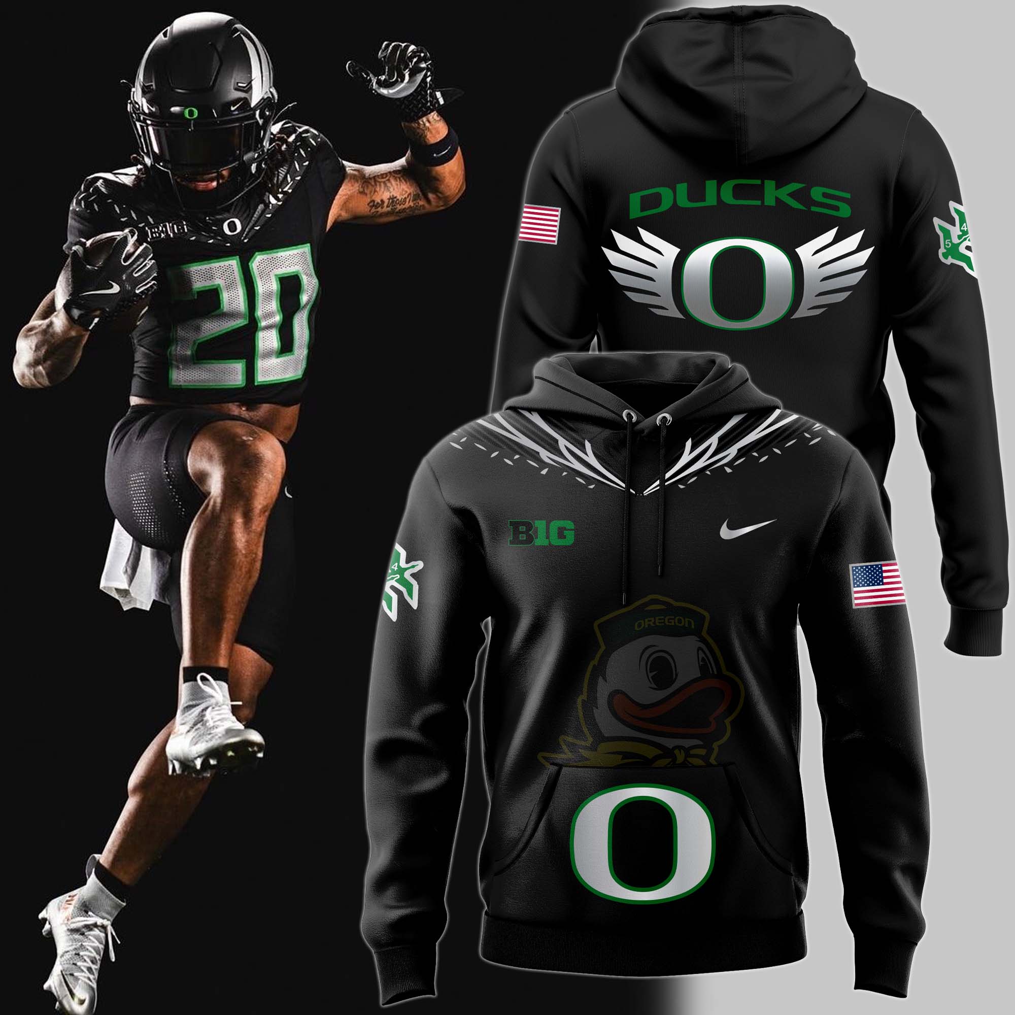 Oregon Ducks Disrupt The Darkness Hoodie - Famjoys Oregon Ducks Disrupt The Darkness Hoodie - Famjoys