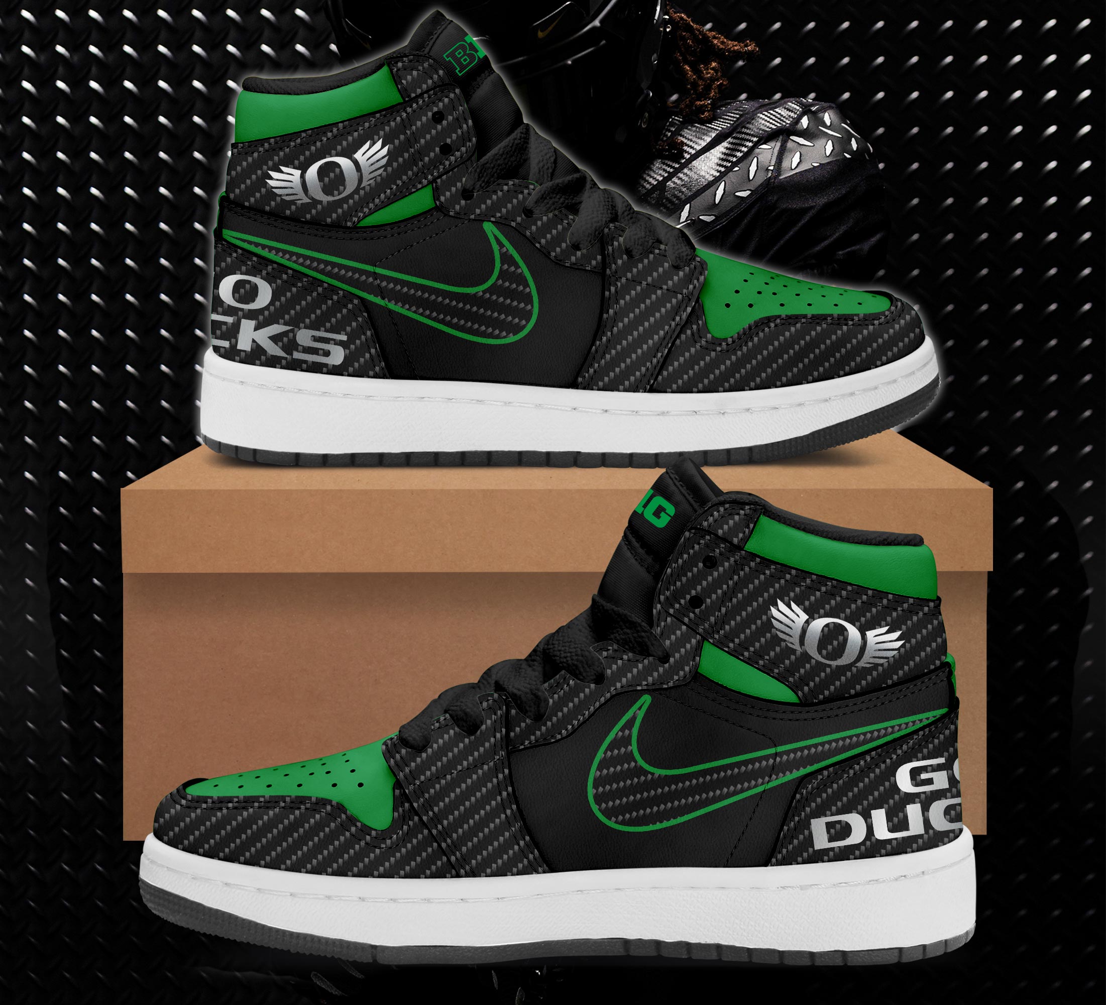 Oregon Ducks Disrupt The Darkness. Sneaker Shoes - Famjoys Oregon Ducks Disrupt The Darkness. Sneaker Shoes - Famjoys