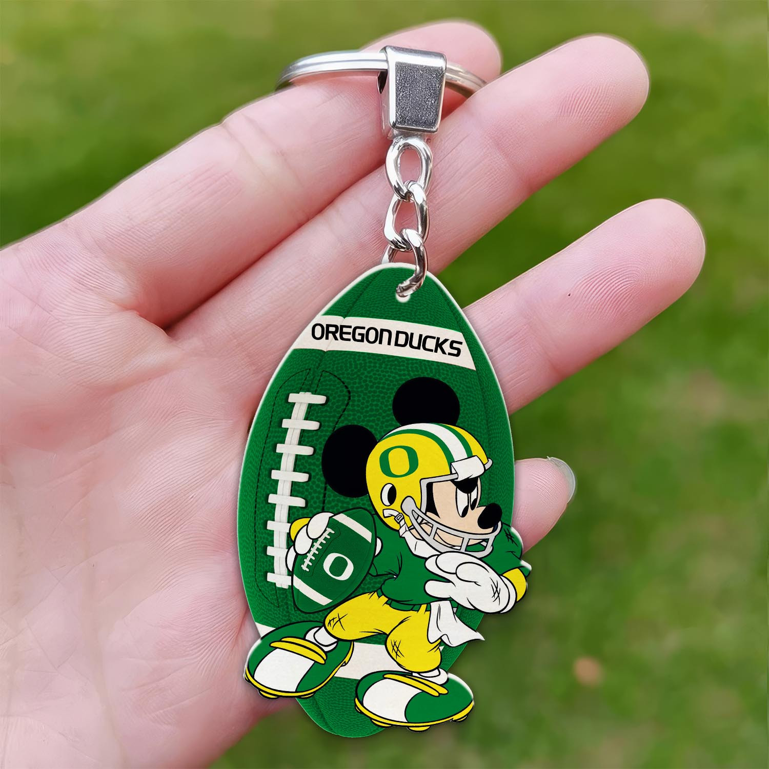 Oregon Ducks Mickey Keychain - Famjoys Oregon Ducks Mickey Keychain - Famjoys