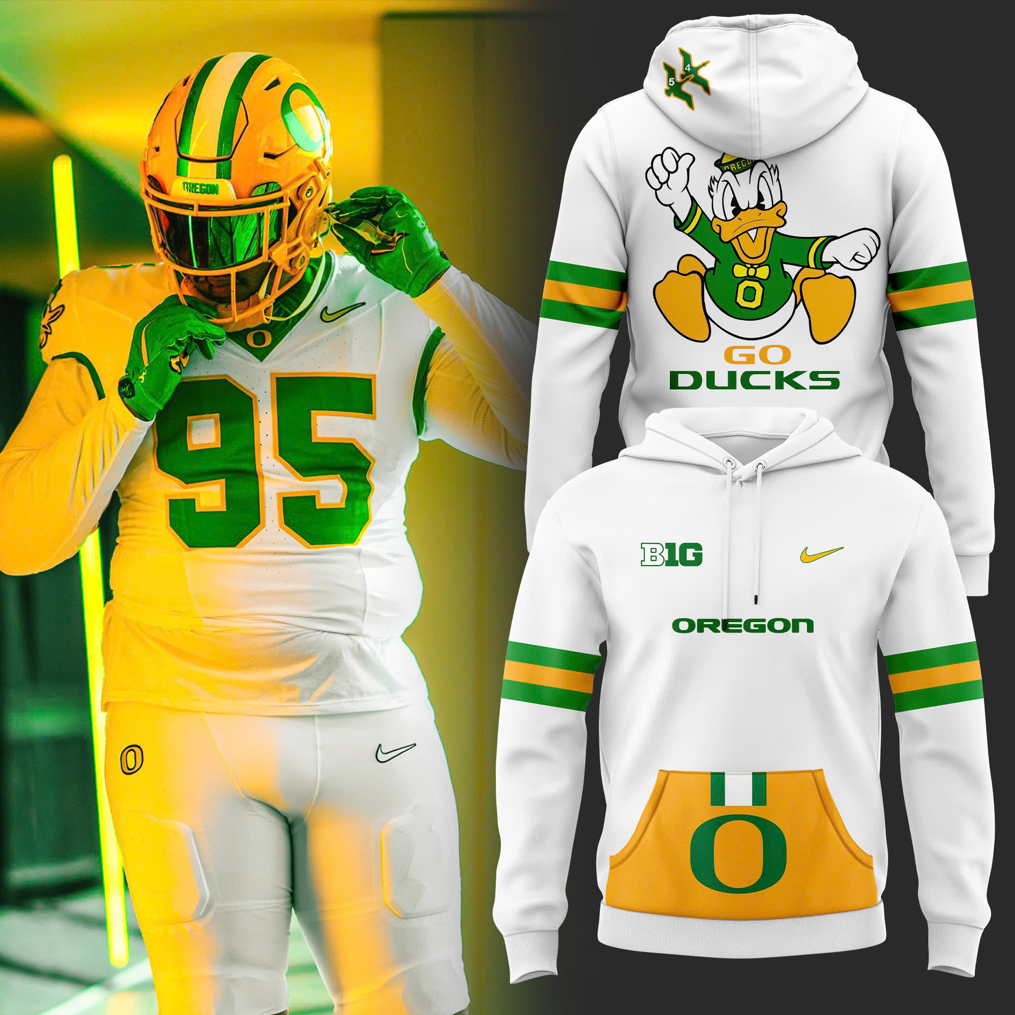Oregon Ducks New Hoodie - Famjoys Oregon Ducks New Hoodie - Famjoys
