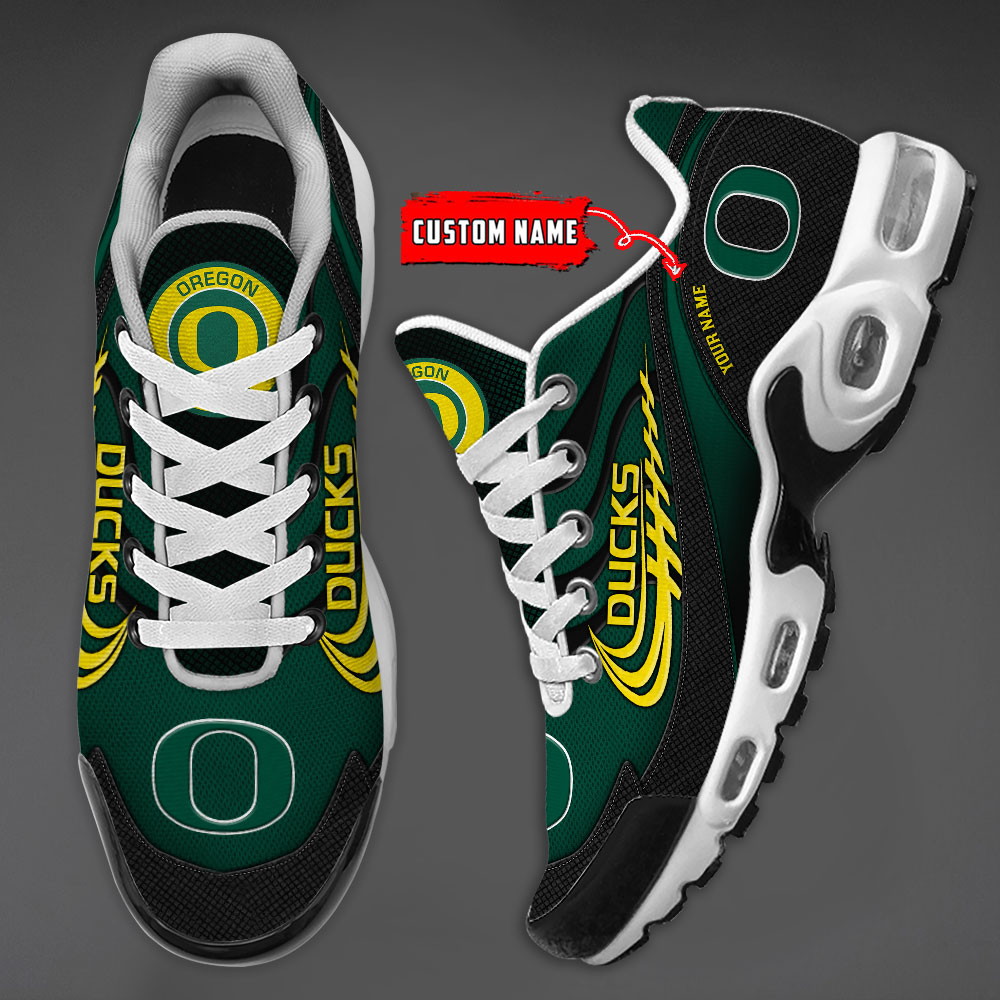 Oregon Ducks Personalized Name Air Cushion Sports Shoes Sneaker KLTNS220539 - Famjoys Oregon Ducks Personalized Name Air Cushion Sports Shoes Sneaker KLTNS220539 - Famjoys