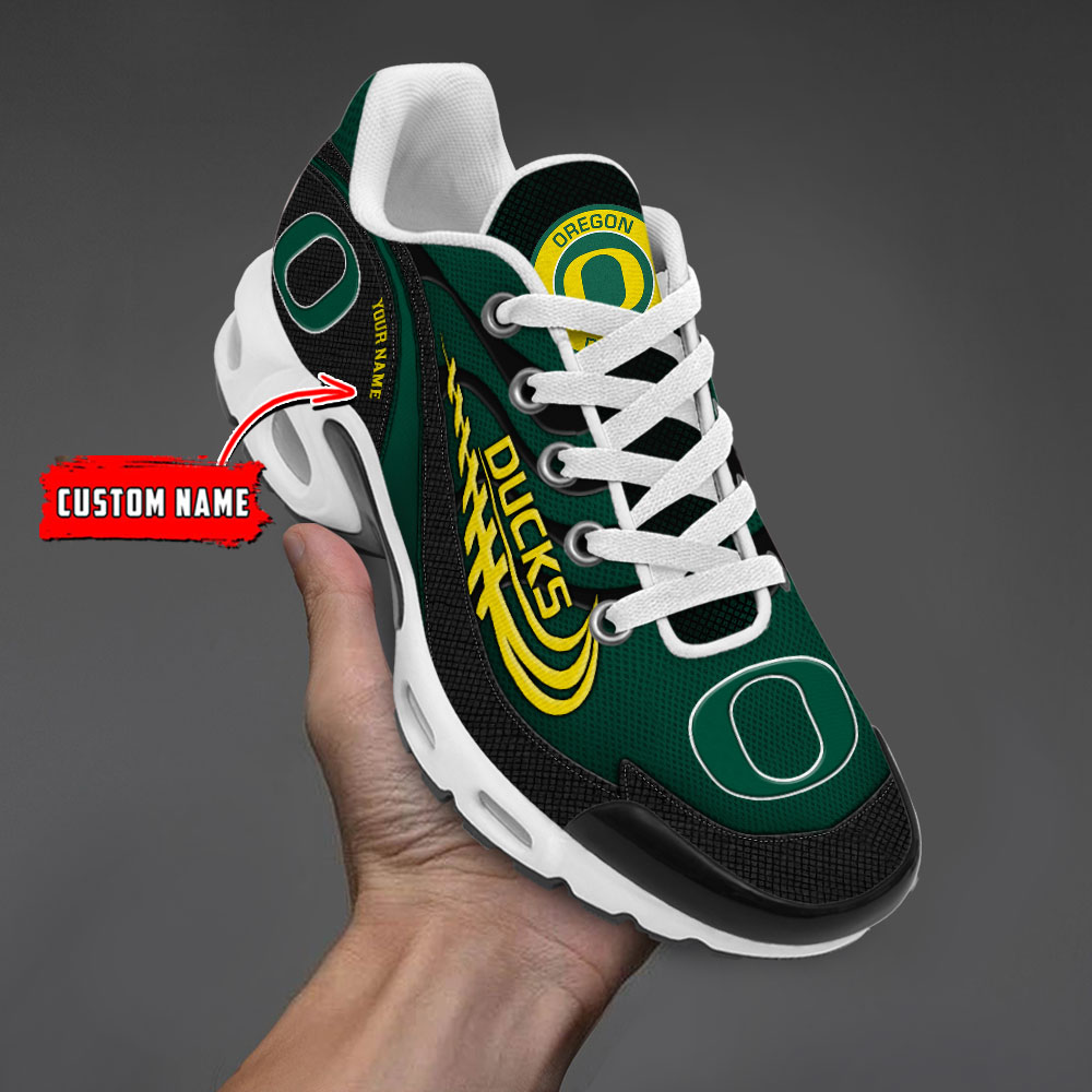 Oregon Ducks Personalized Name Air Cushion Sports Shoes Sneaker KLTNS220539 - Famjoys Oregon Ducks Personalized Name Air Cushion Sports Shoes Sneaker KLTNS220539 - Famjoys
