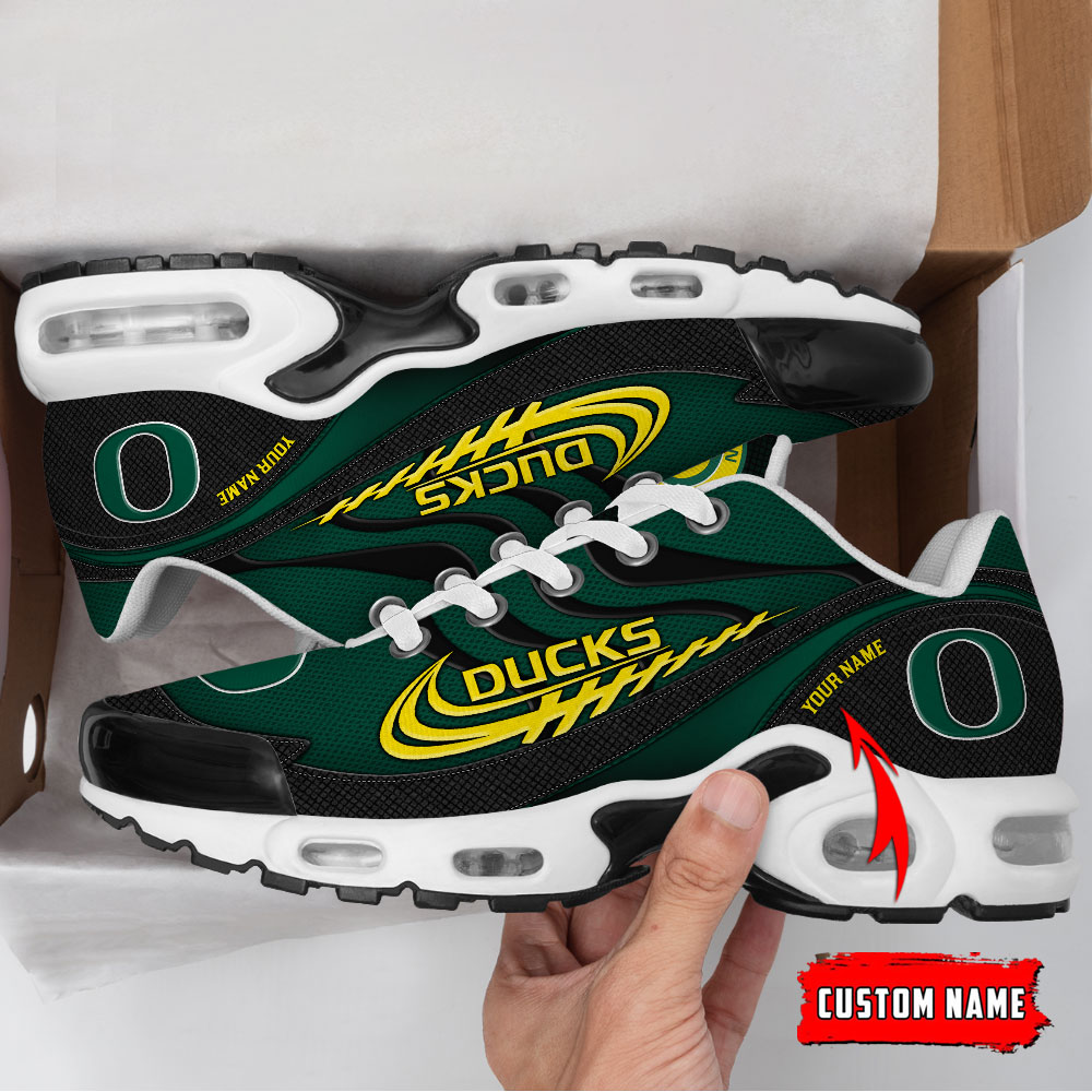 Oregon Ducks Personalized Name Air Cushion Sports Shoes Sneaker KLTNS220539 - Famjoys Oregon Ducks Personalized Name Air Cushion Sports Shoes Sneaker KLTNS220539 - Famjoys