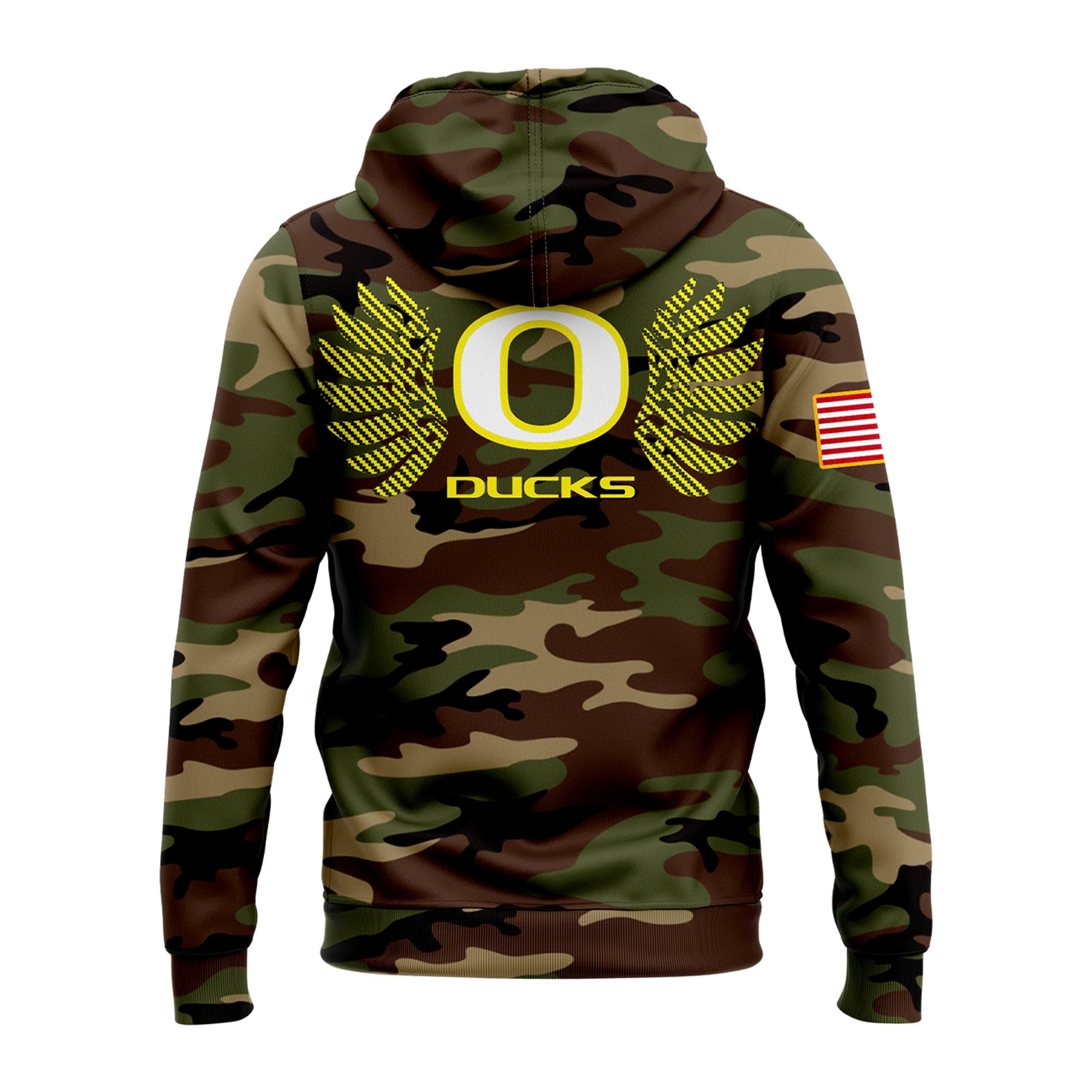 Oregon Football Salute to Service Club Fleece Pullover Hoodie - Famjoys Oregon Football Salute to Service Club Fleece Pullover Hoodie - Famjoys