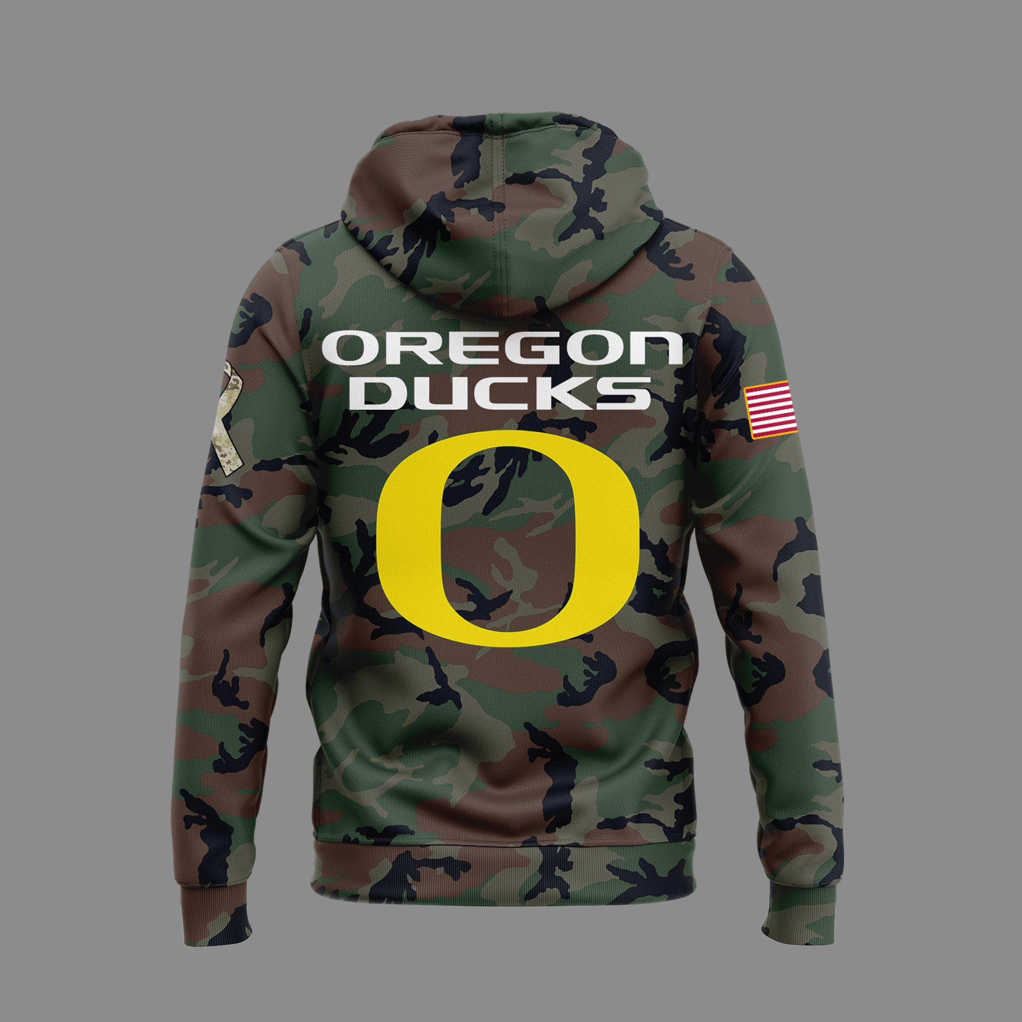 Oregon Football Salute to Service Club Fleece Pullover Hoodie - Famjoys Oregon Football Salute to Service Club Fleece Pullover Hoodie - Famjoys