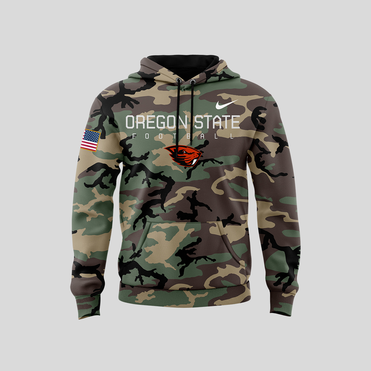 Oregon State Beavers football Camo Salute to Service Club Fleece Pullover Hoodie - Famjoys Oregon State Beavers football Camo Salute to Service Club Fleece Pullover Hoodie - Famjoys