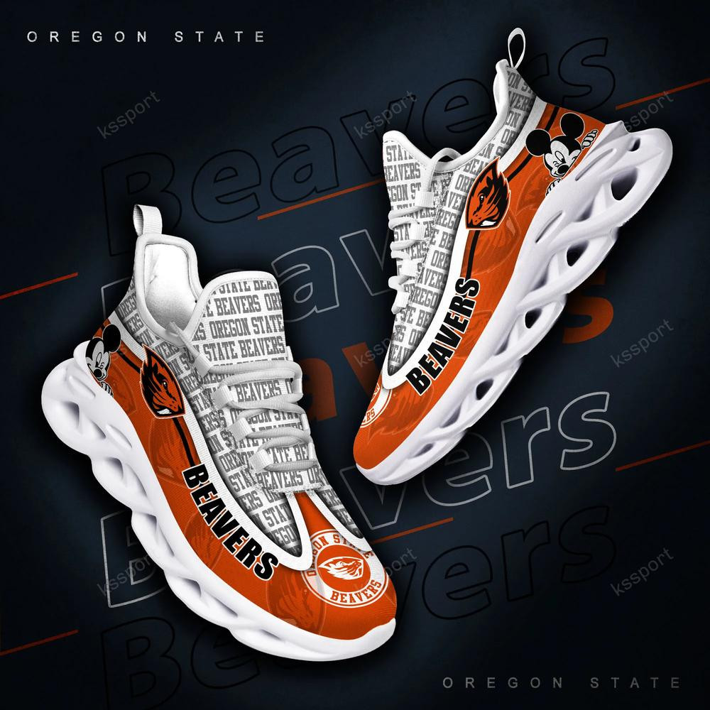Oregon State Beavers Max Soul Clunky Sneakers - Famjoys Oregon State Beavers Max Soul Clunky Sneakers - Famjoys
