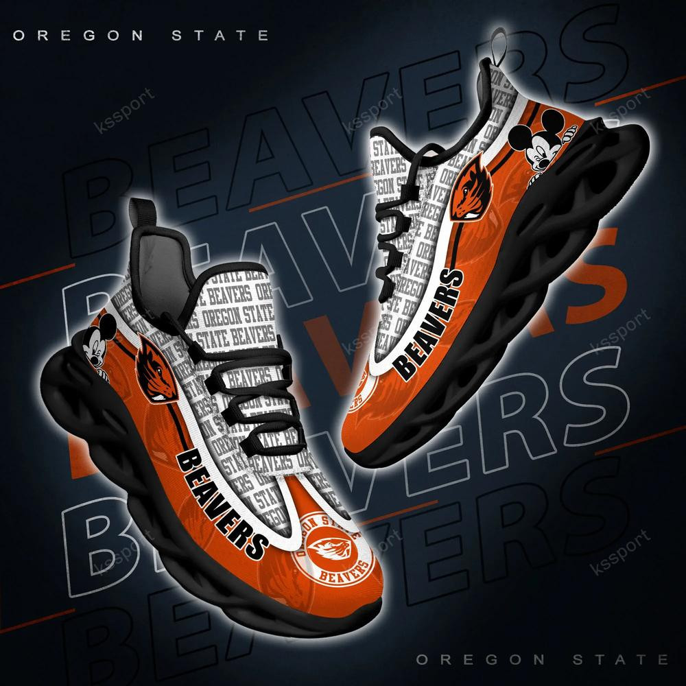 Oregon State Beavers Max Soul Clunky Sneakers - Famjoys Oregon State Beavers Max Soul Clunky Sneakers - Famjoys