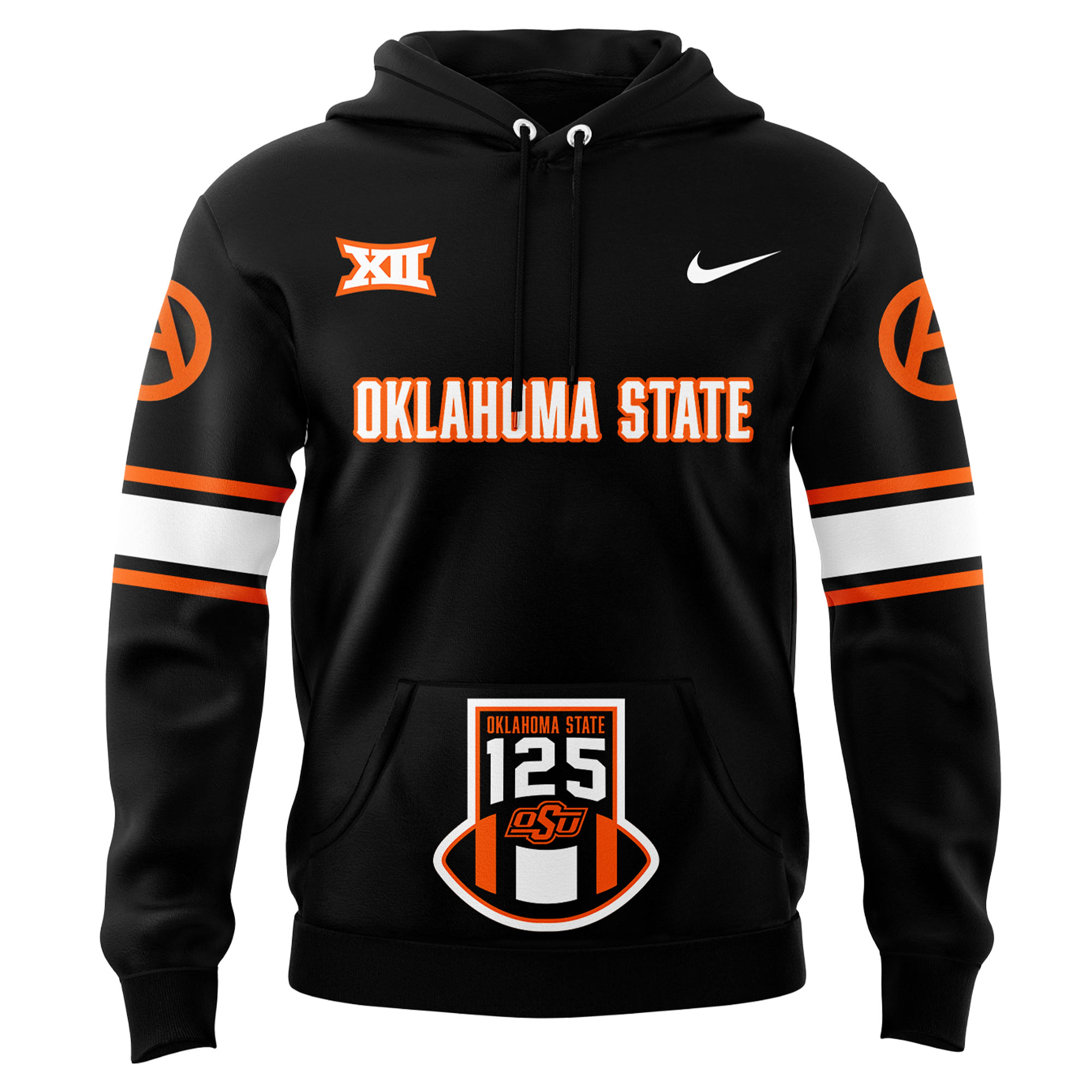 OSU Cowboy Football 125th Anniversary Throwback Hoodie - Famjoys OSU Cowboy Football 125th Anniversary Throwback Hoodie - Famjoys