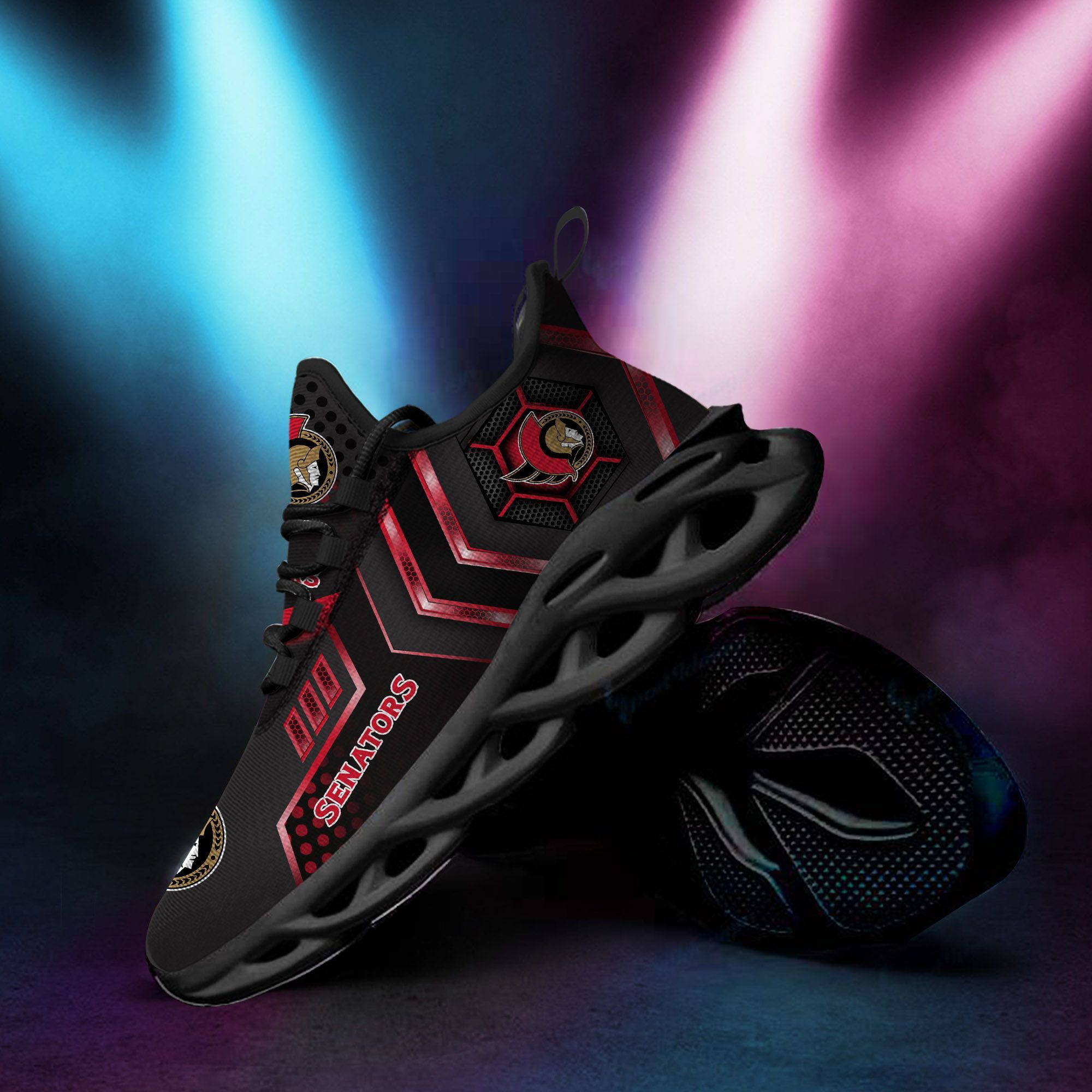 Ottawa Senators Max Soul Sneakers Shoes - Famjoys Ottawa Senators Max Soul Sneakers Shoes - Famjoys
