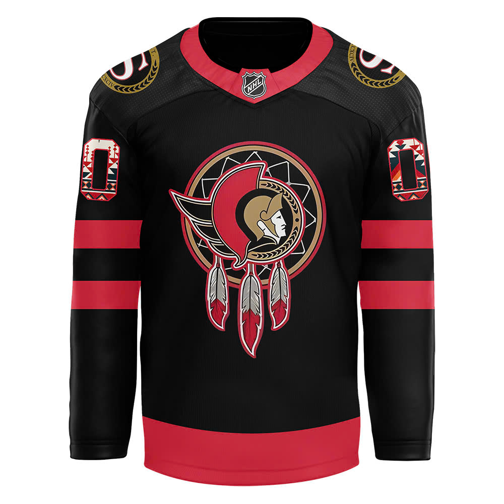 Ottawa Senators Native American Heritage Month Premium Personalized Jersey - Famjoys Ottawa Senators Native American Heritage Month Premium Personalized Jersey - Famjoys
