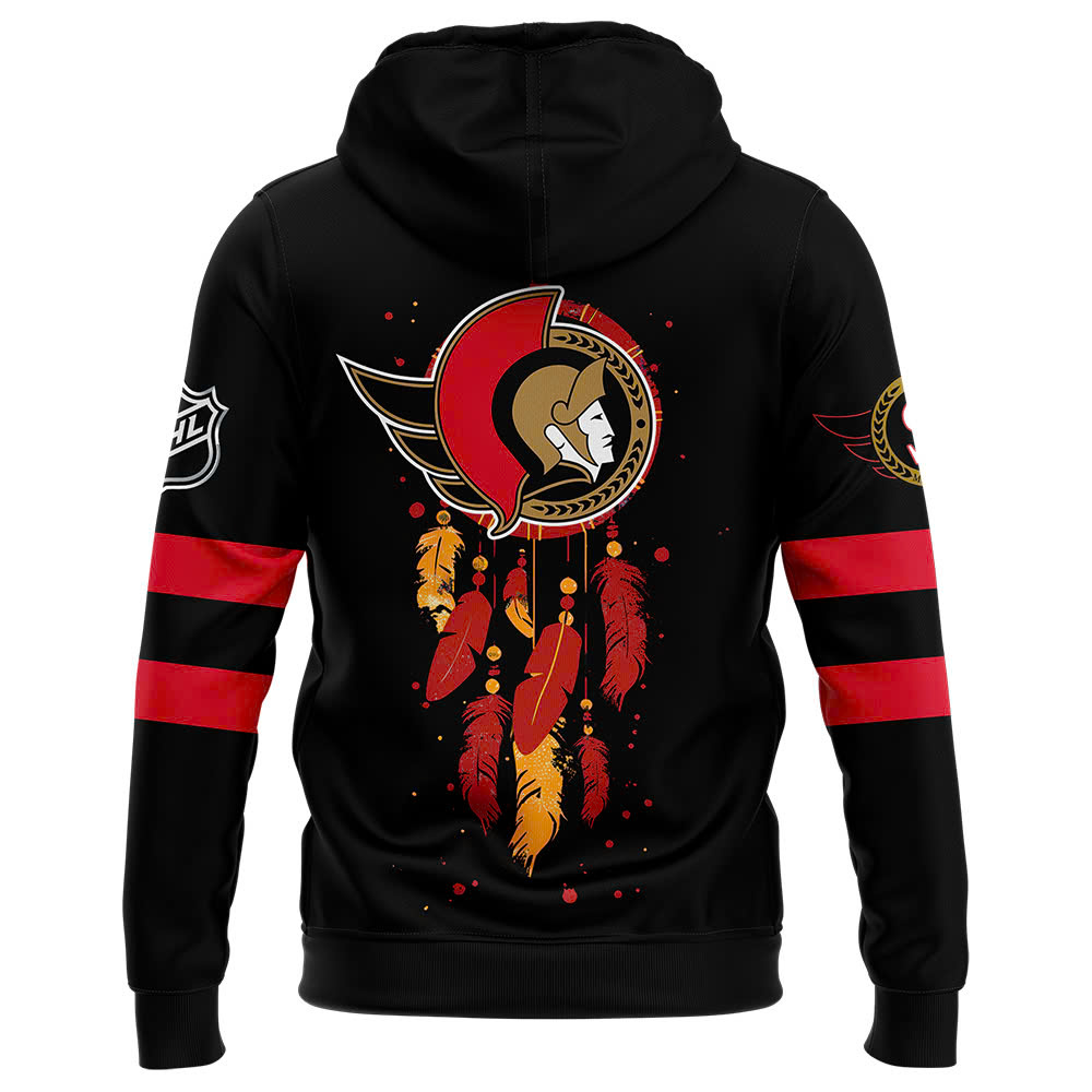 Ottawa Senators Native American Heritage Month Premium Pullover Hoodie - Famjoys Ottawa Senators Native American Heritage Month Premium Pullover Hoodie - Famjoys