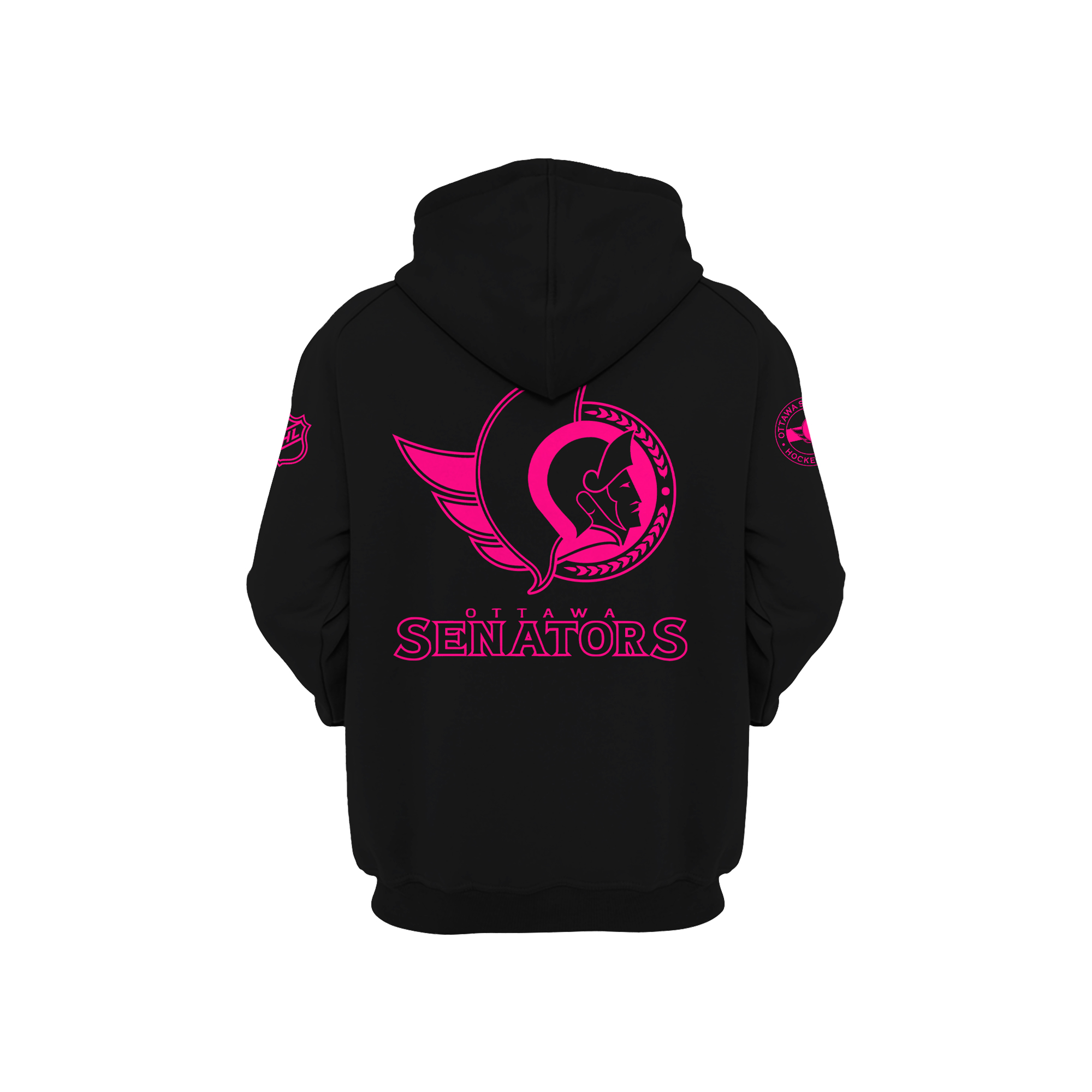 Ottawa Senators NHL Breast Cancer Awareness Month Pullover Hoodie - Famjoys Ottawa Senators NHL Breast Cancer Awareness Month Pullover Hoodie - Famjoys