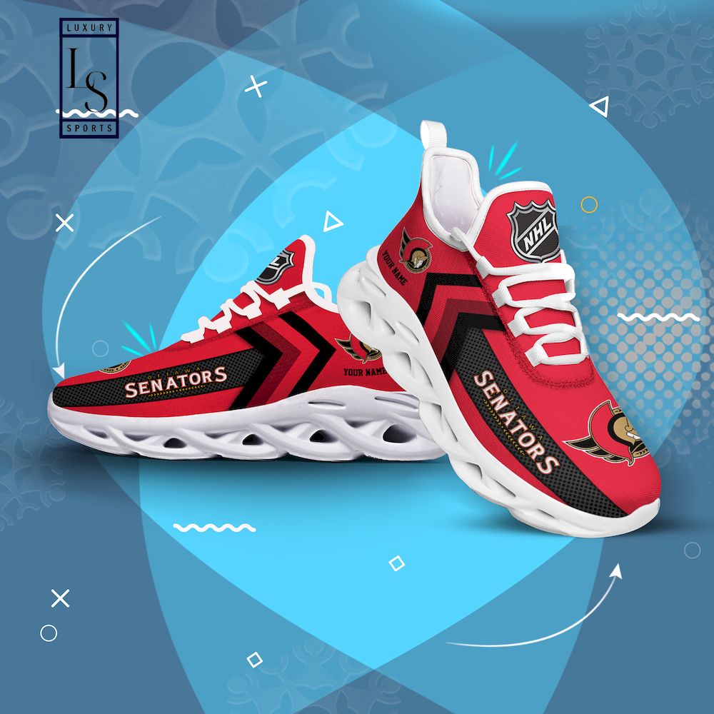 Ottawa Senators NHL Personalized Max Soul Shoes - Famjoys Ottawa Senators NHL Personalized Max Soul Shoes - Famjoys